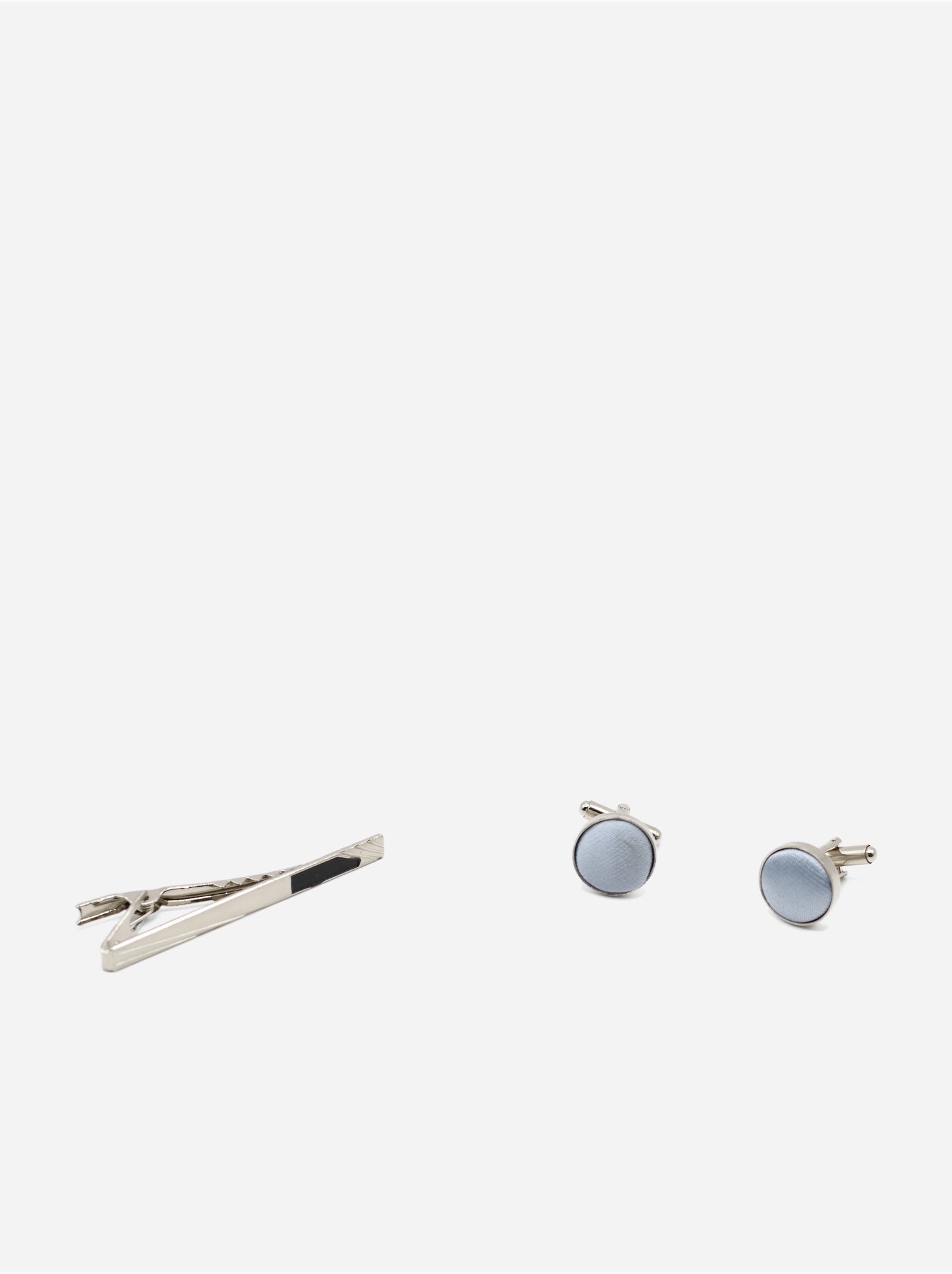 Cravate en coffret - Yves Enzo - Bleu gris