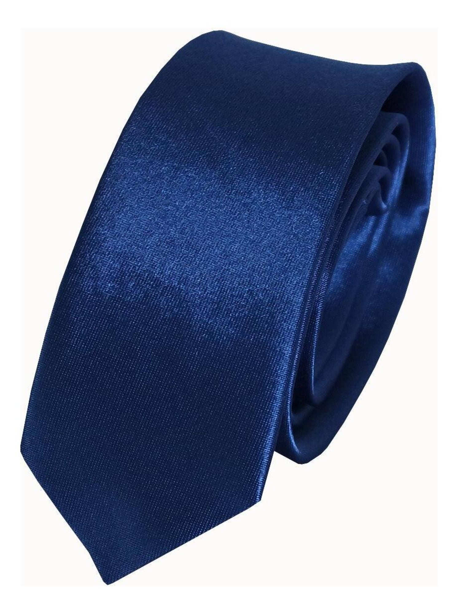 Cravate Fine TAORMINA - Bleu roi