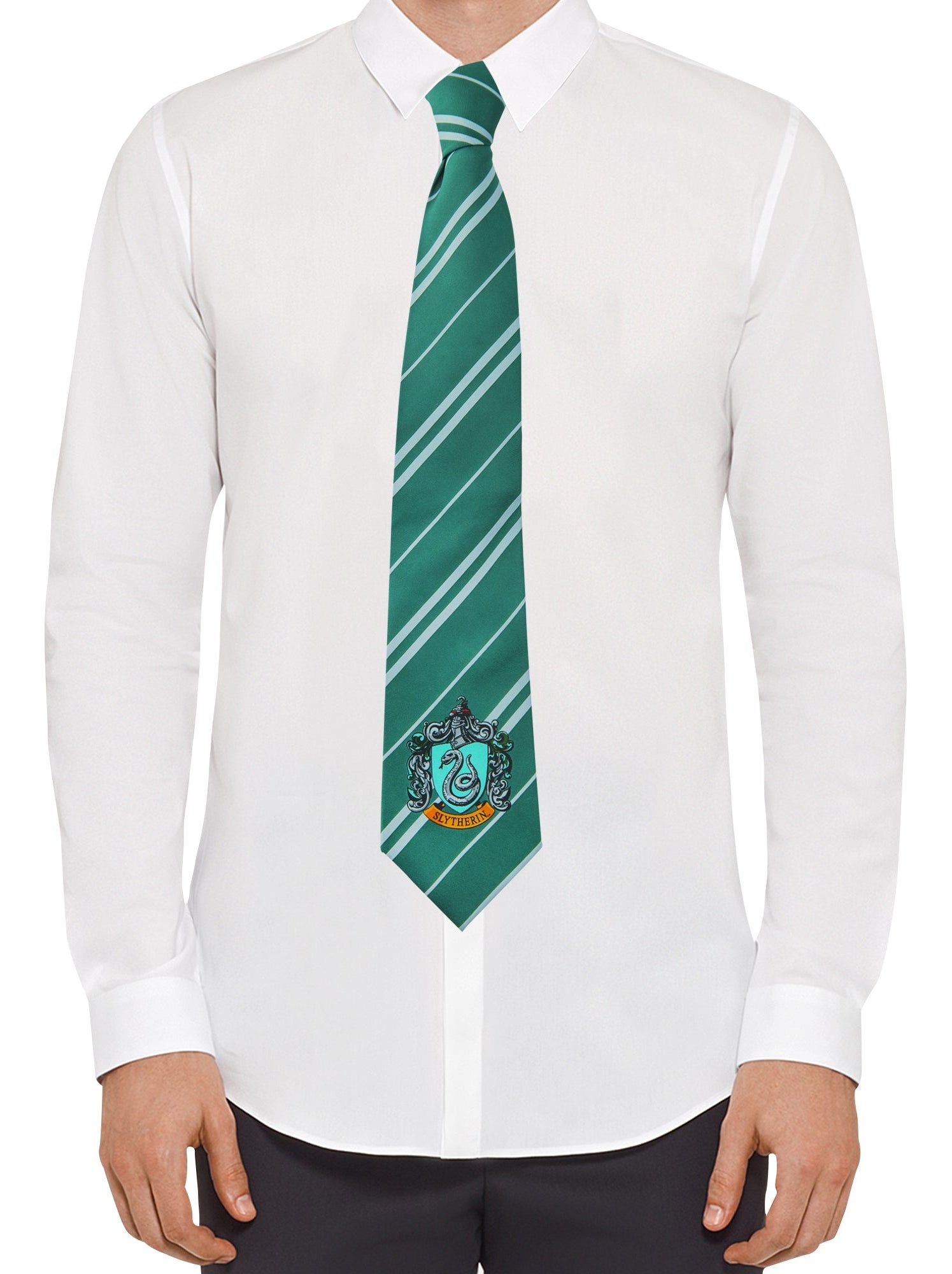 Cravate Serpentard Adultes - Harry Potter - Vert
