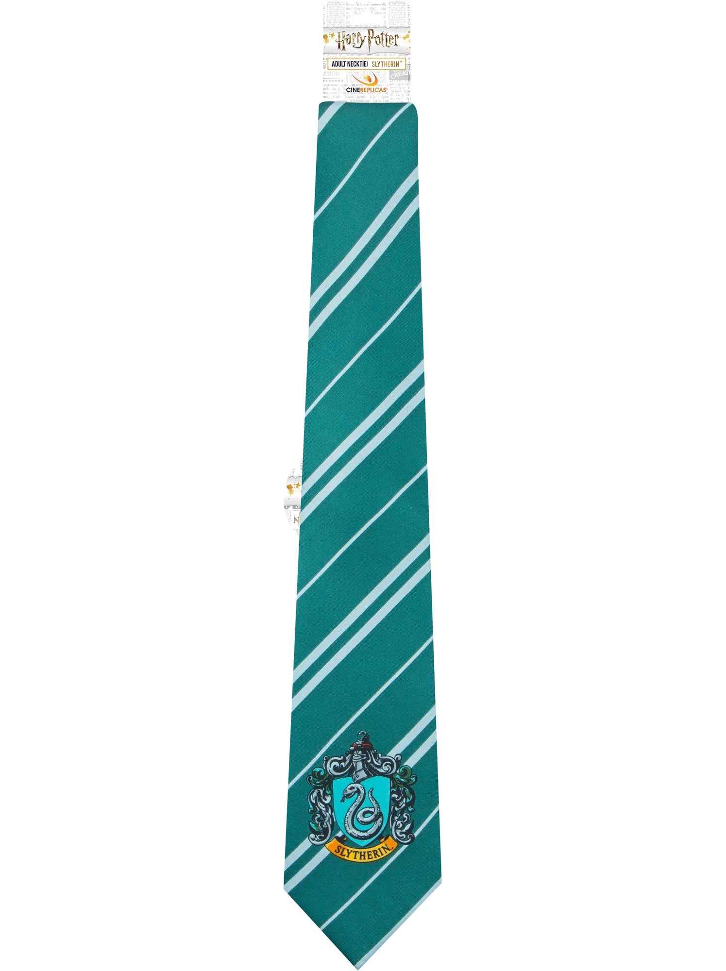 Cravate Serpentard Adultes - Harry Potter - Vert