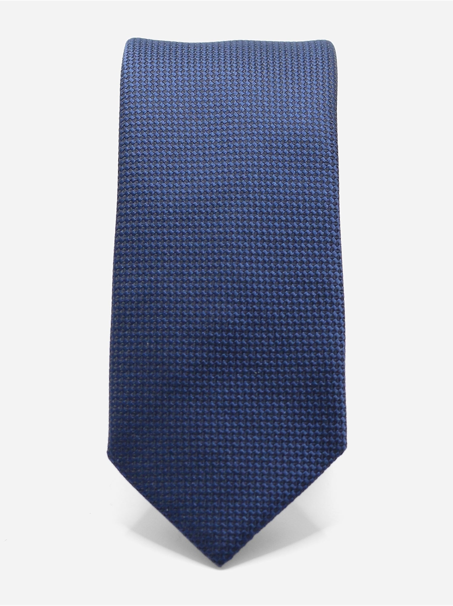 Cravate texturée - Bleu foncé