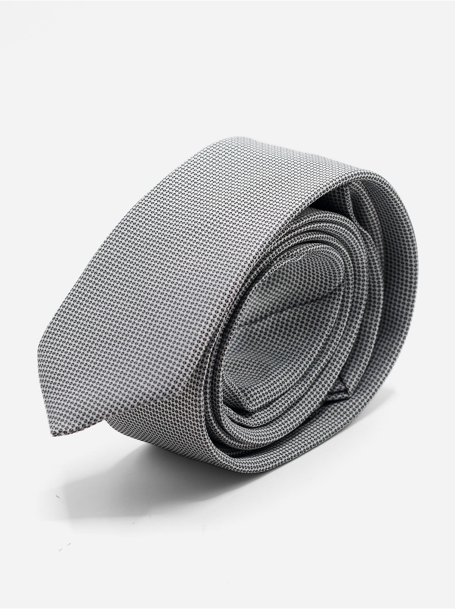 Cravate texturée - Gris
