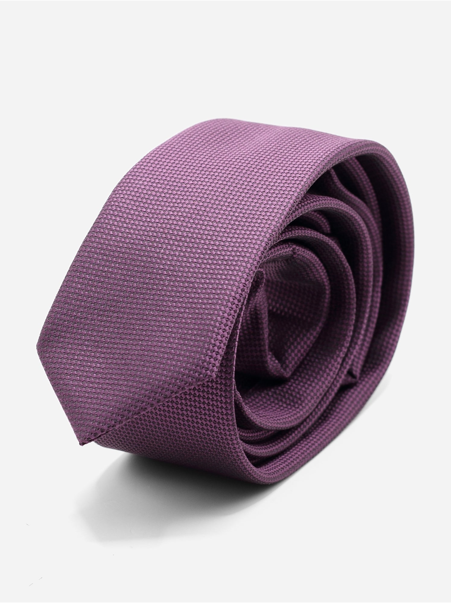 Cravate texturée - Violet