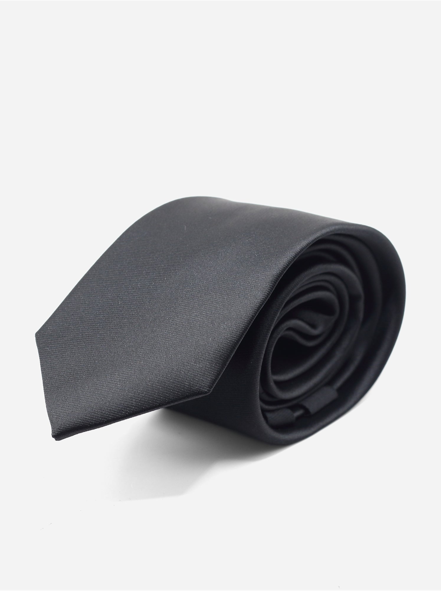 Cravate uni - Yves Enzo - Noir