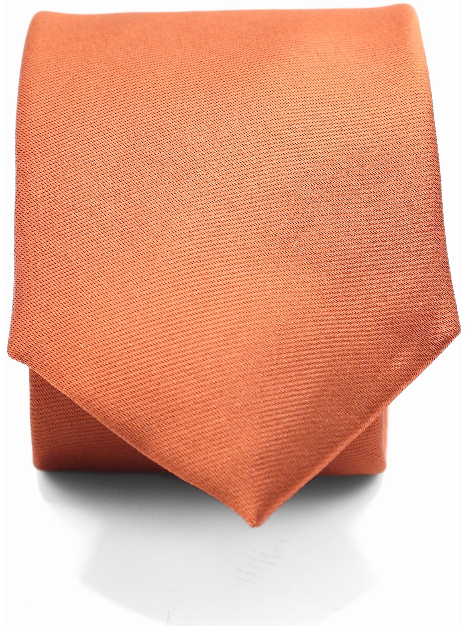 Cravate uni - Yves Enzo - Terracotta