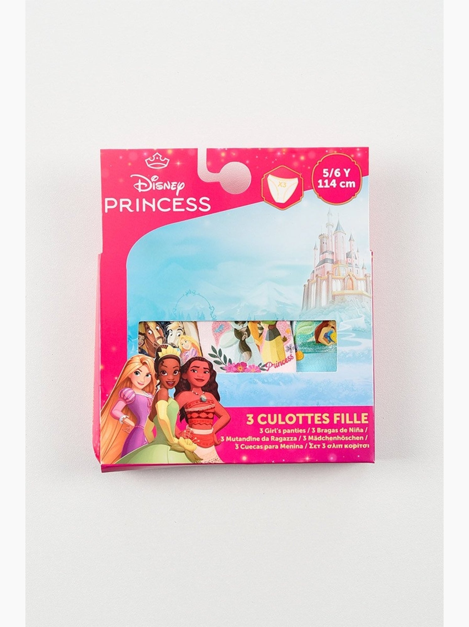 Culotte Princesses Disney | Licence Officielle - Rose/Multicolore