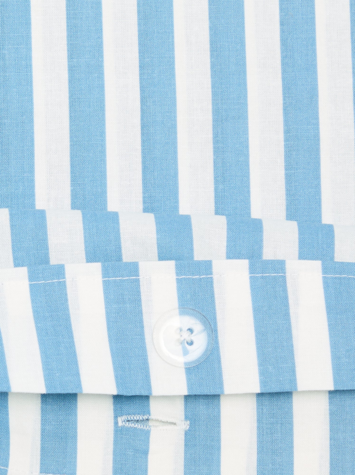 Parure de lit 1 personne 140x200 cm en coton - Bleu (CGW85_13)