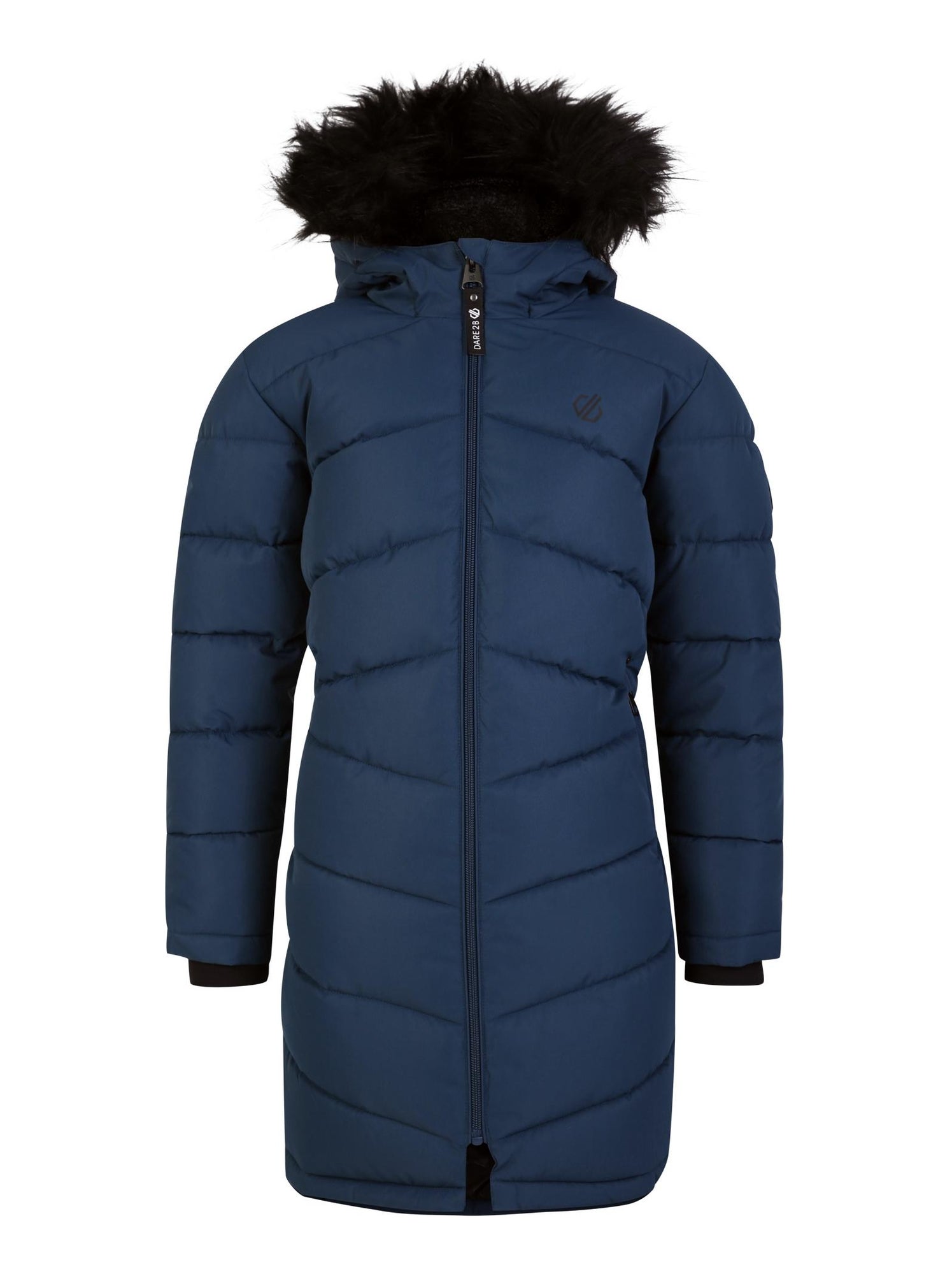 Dare 2B - Parka motif/style matelassé STRIKING - Bleu outremer
