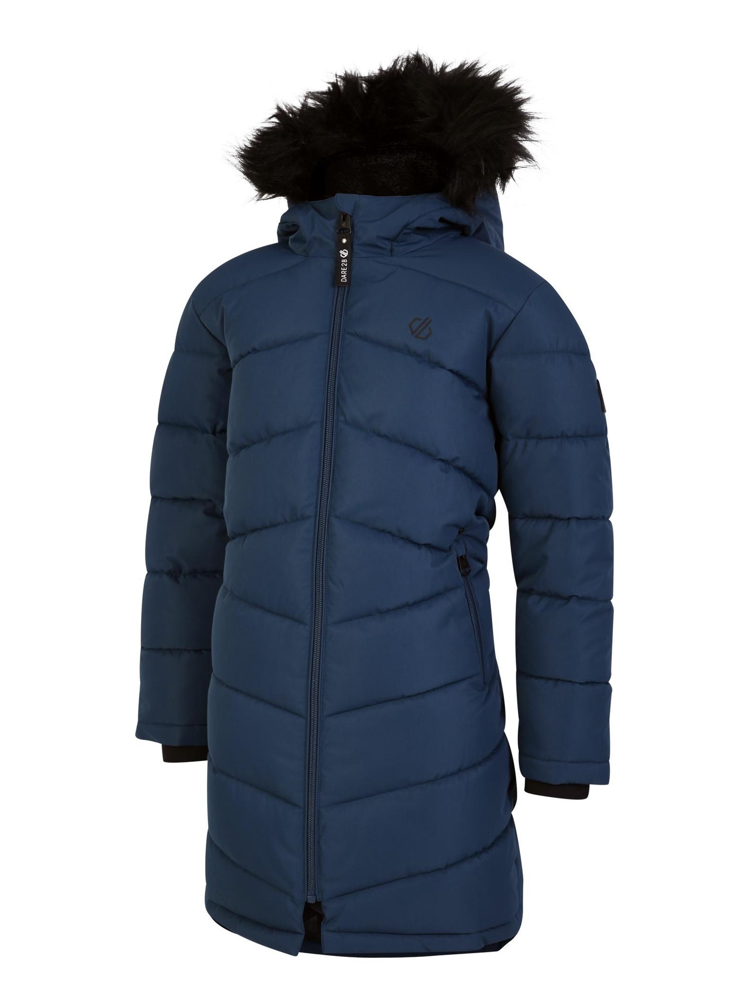 Dare 2B - Parka motif/style matelassé STRIKING - Bleu outremer