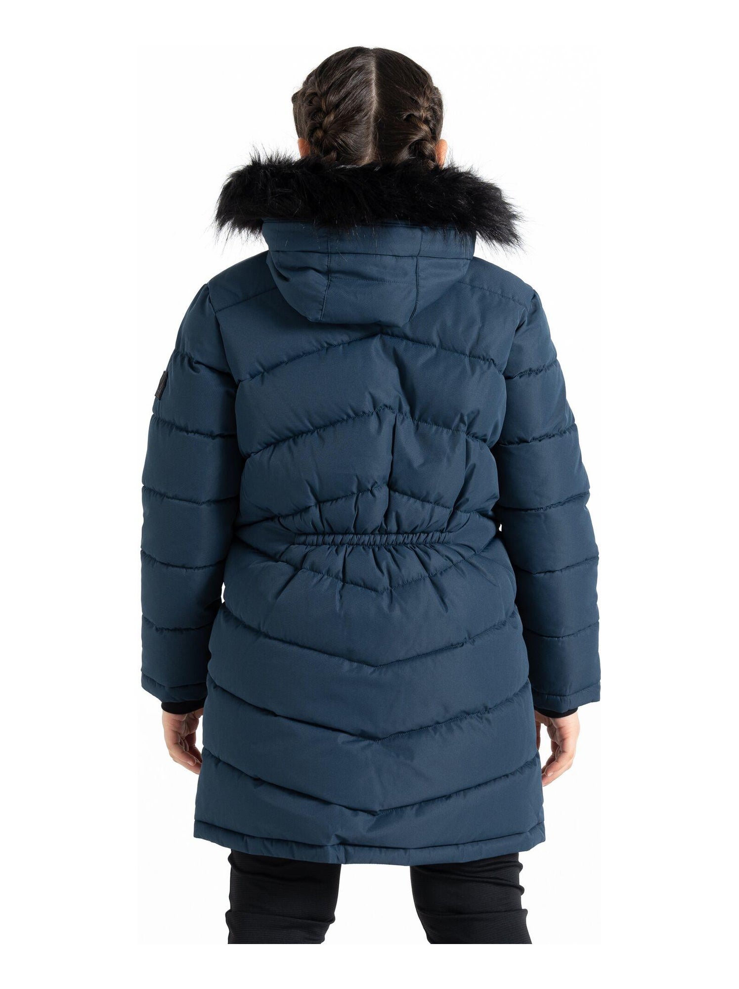 Dare 2B - Parka motif/style matelassé STRIKING - Bleu outremer