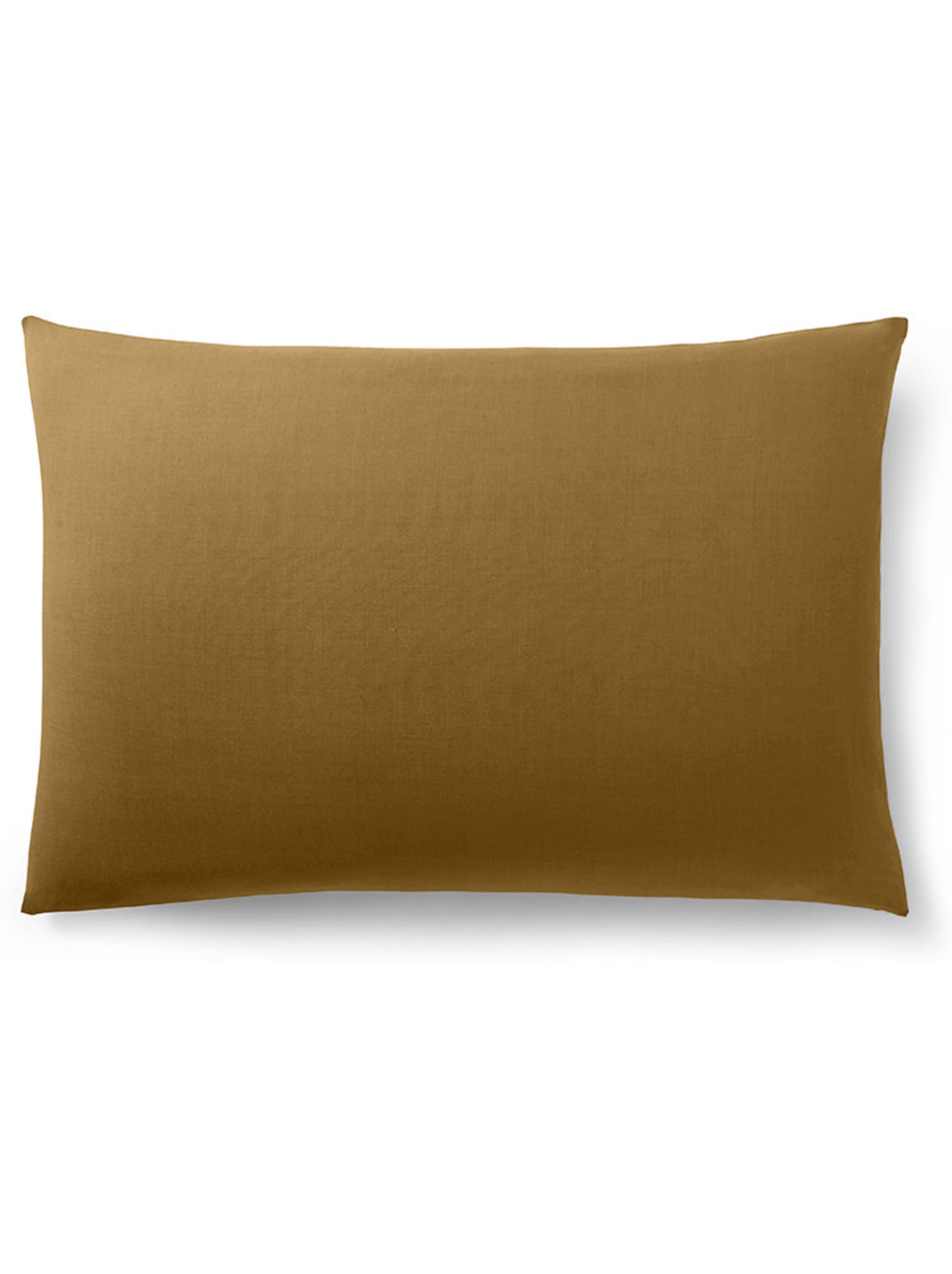 Taie d'oreiller - Coton Pur - 100 % Coton 57 Fils/cm² - Marron caramel