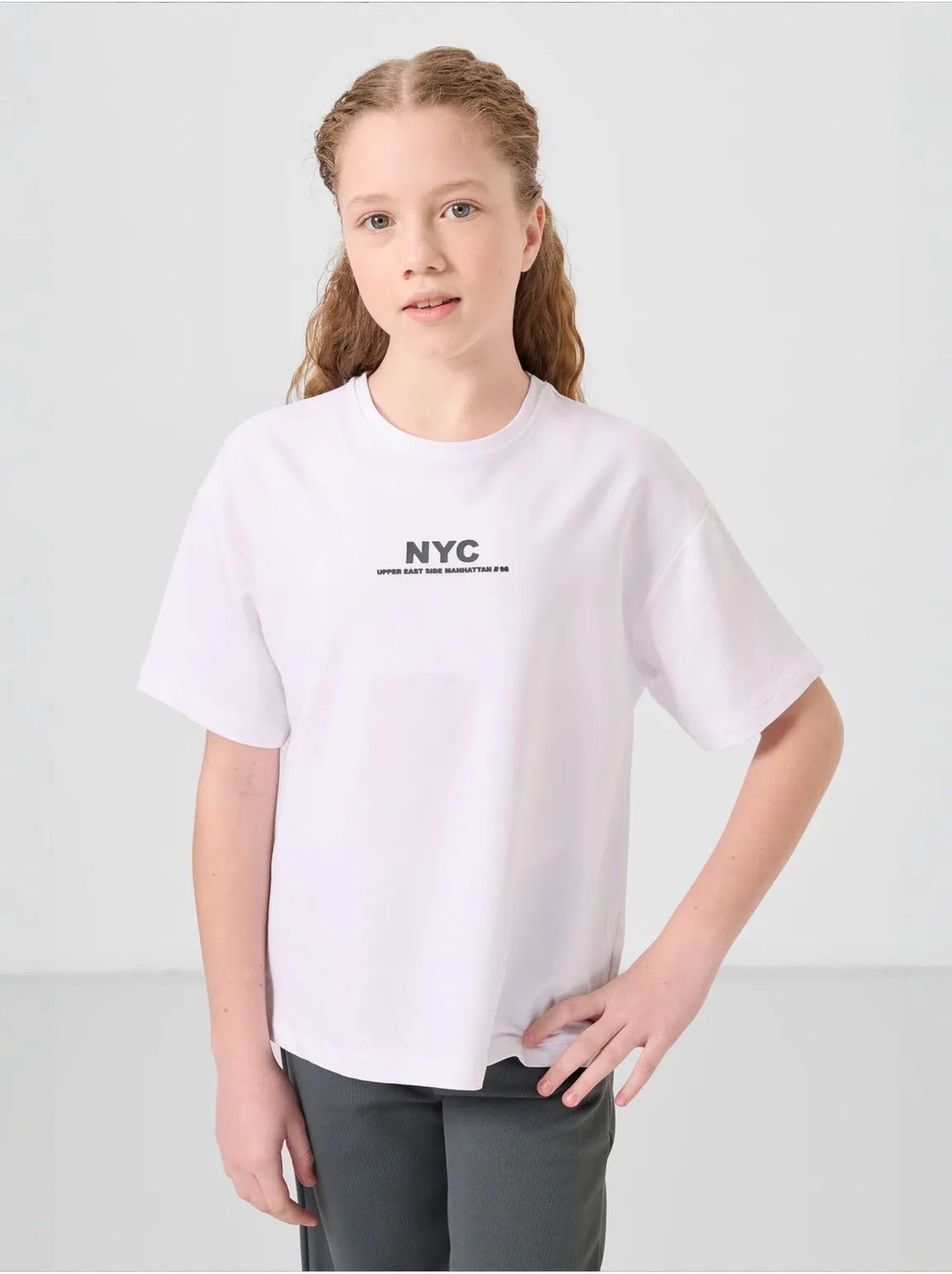 Ensemble pyjama jeunesse en coton et polyester tommy - Gris Noir