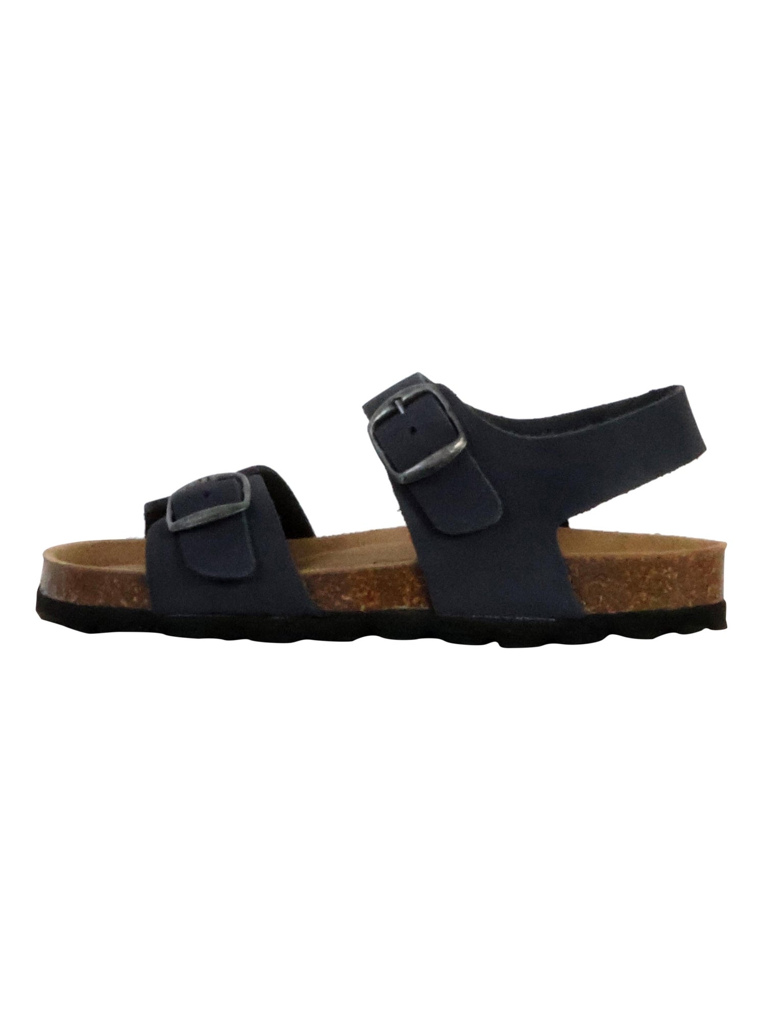 Mules Cuir Enfant The Divine Factory - Bleu