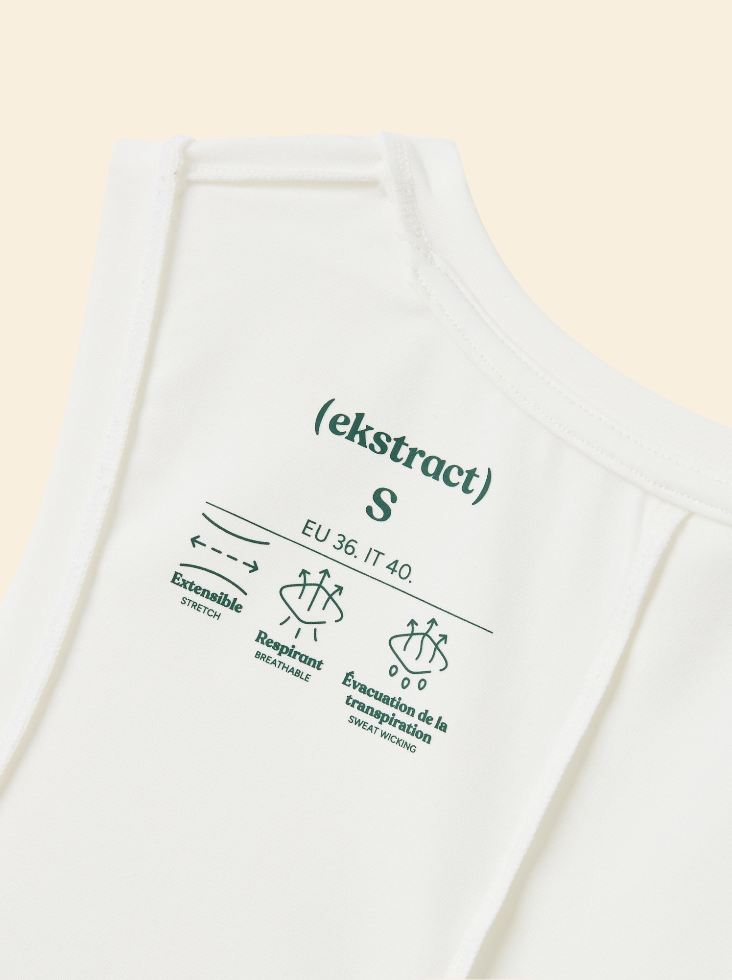 Débardeur à emmanchures oversize - (ekstract) - Blanc