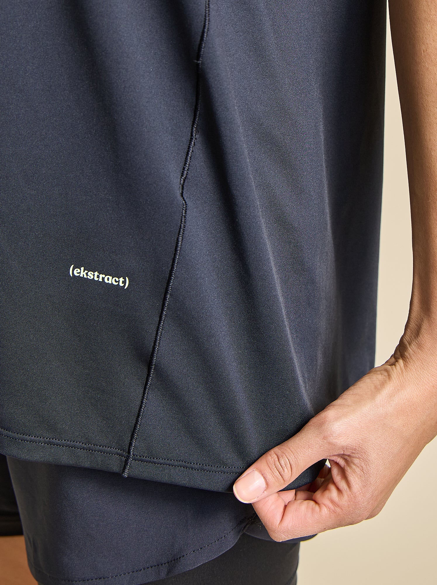 Débardeur à emmanchures oversize - (ekstract) - Noir