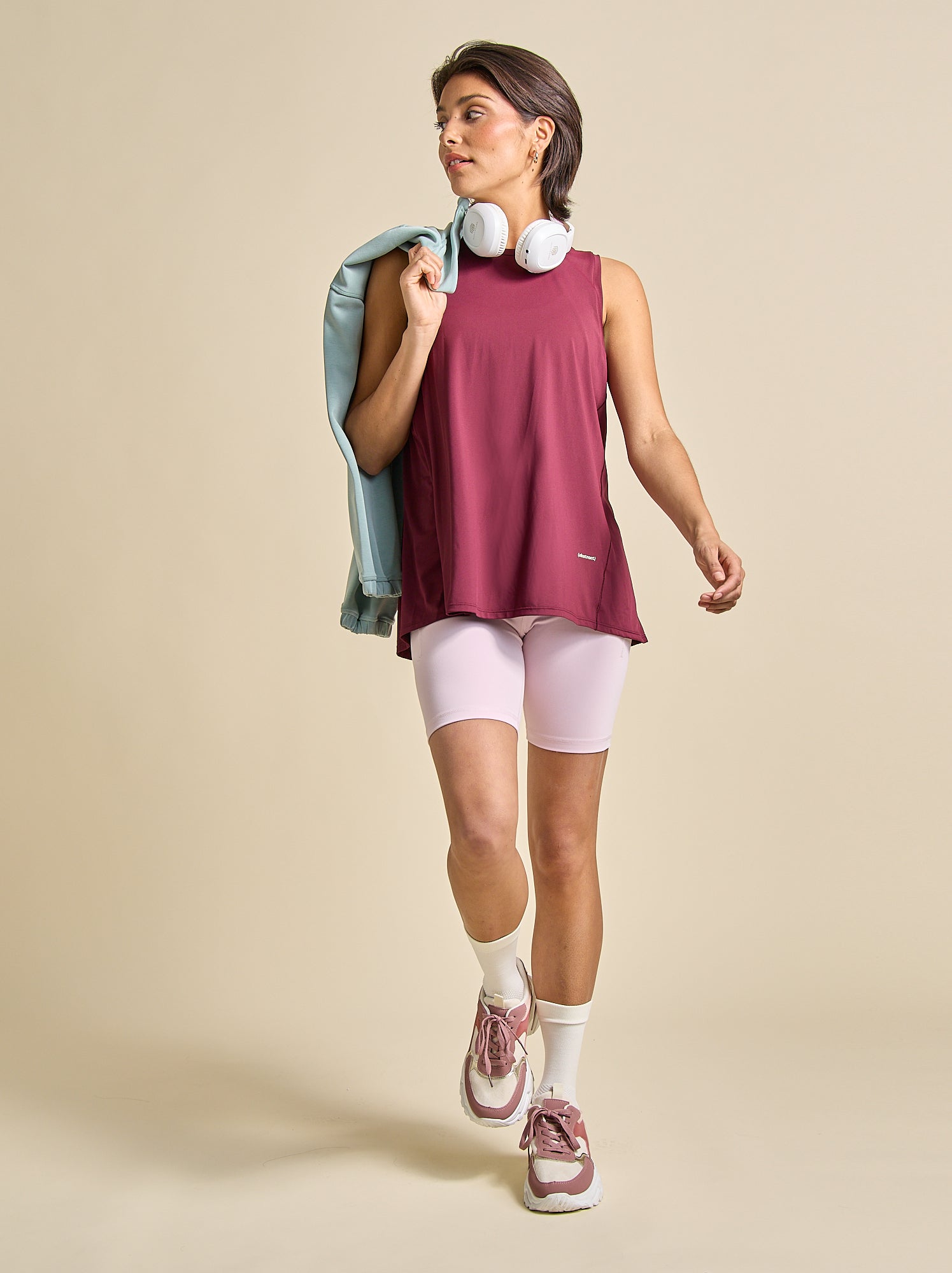 Débardeur à emmanchures oversize - (ekstract) - Rouge
