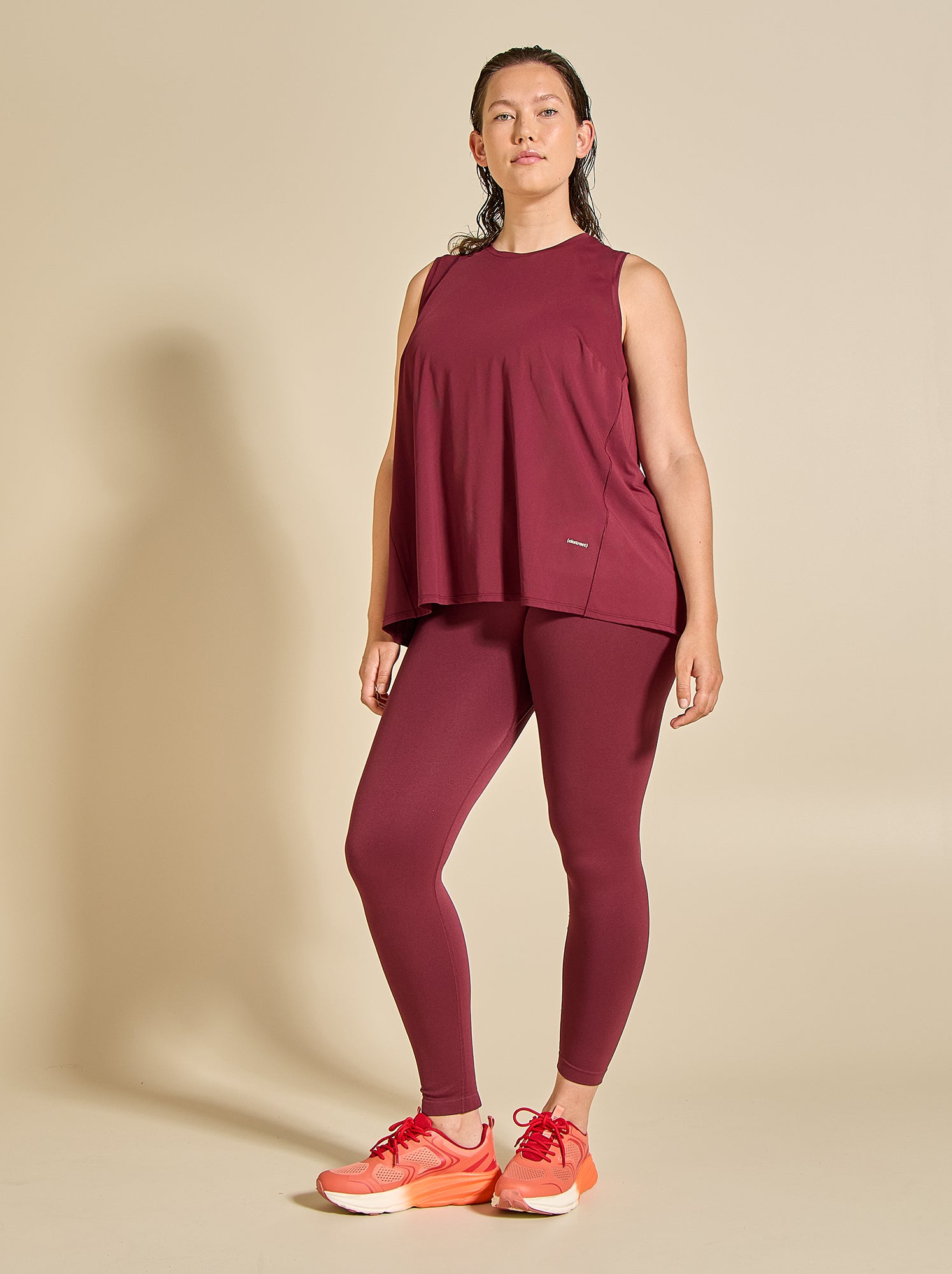 Débardeur à emmanchures oversize - (ekstract) - Rouge