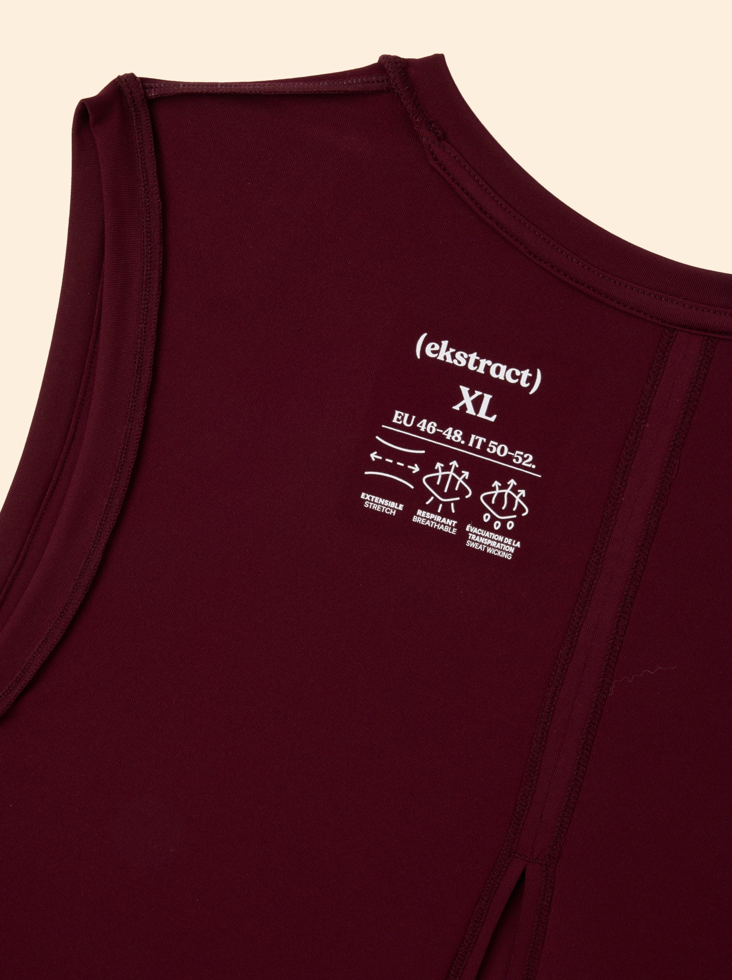 Débardeur à emmanchures oversize - (ekstract) - Rouge