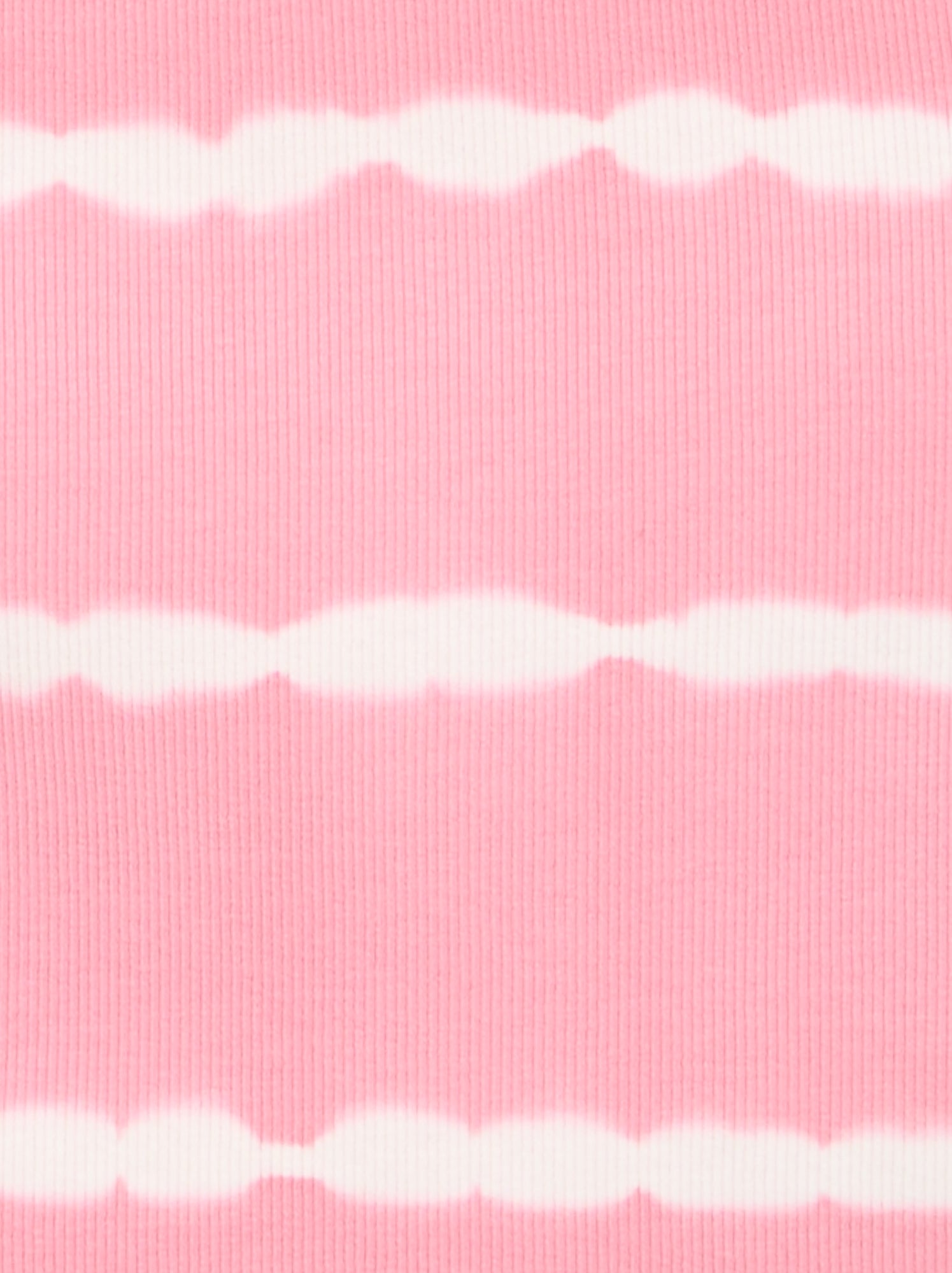 Débardeur avec imprimé rayé tie and dye - Rose