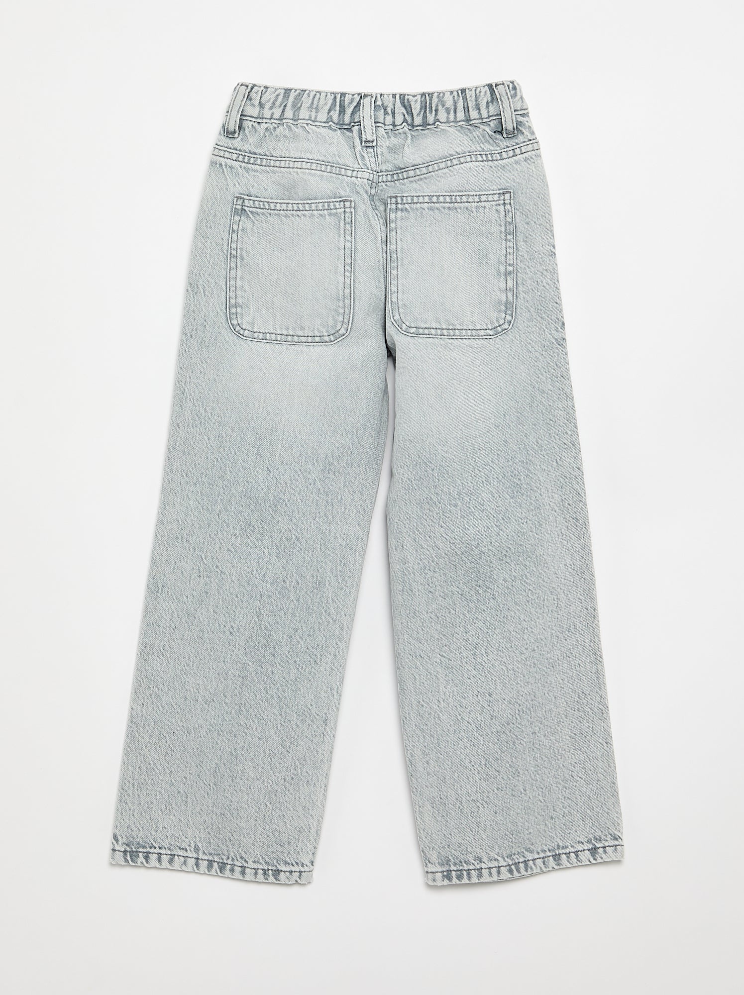 Denim coupe baggy 5 poches - Gris