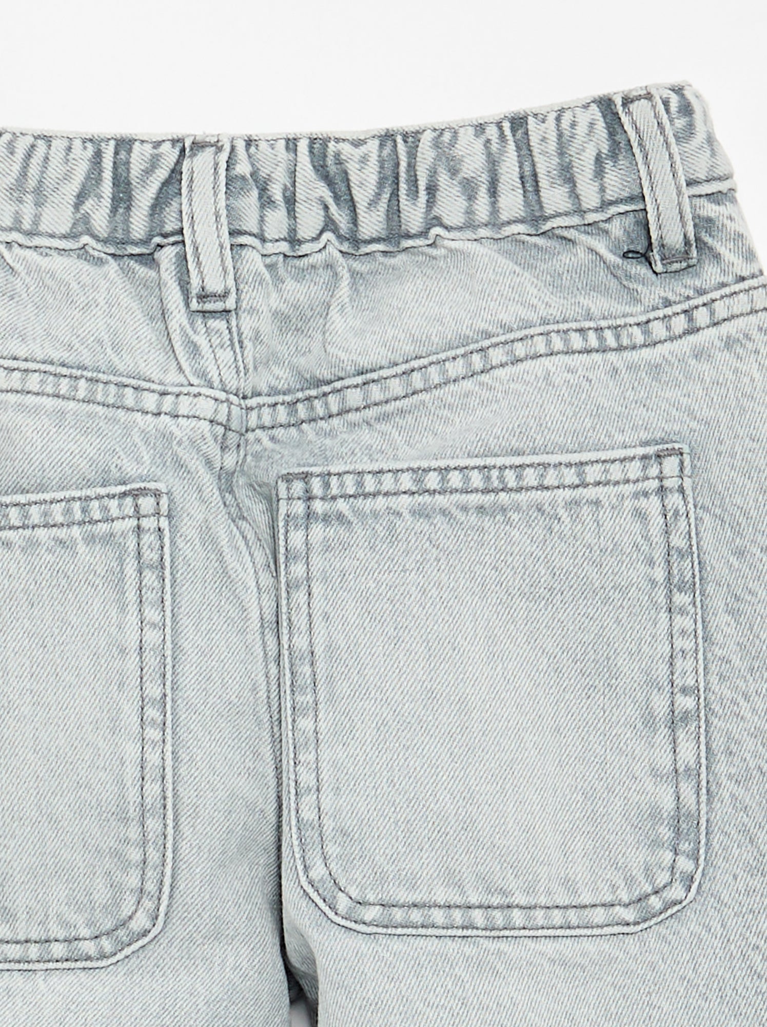 Denim coupe baggy 5 poches - Gris