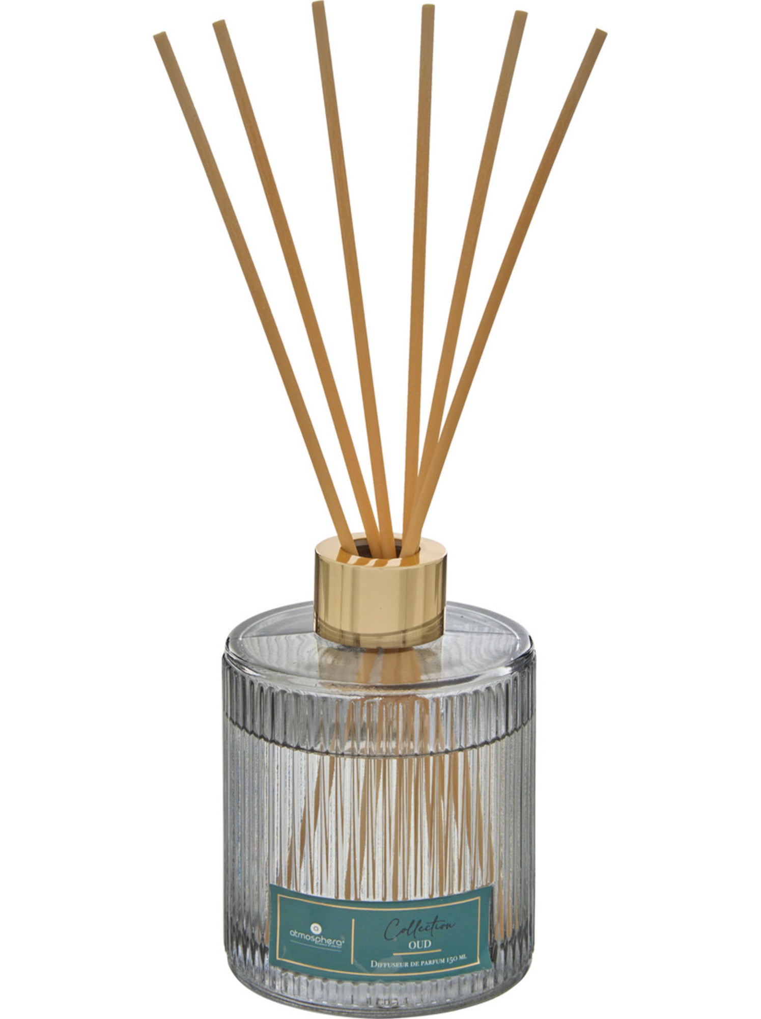 Diffuseur de parfum cylindrique à 6 bâtonnets albie - Gris