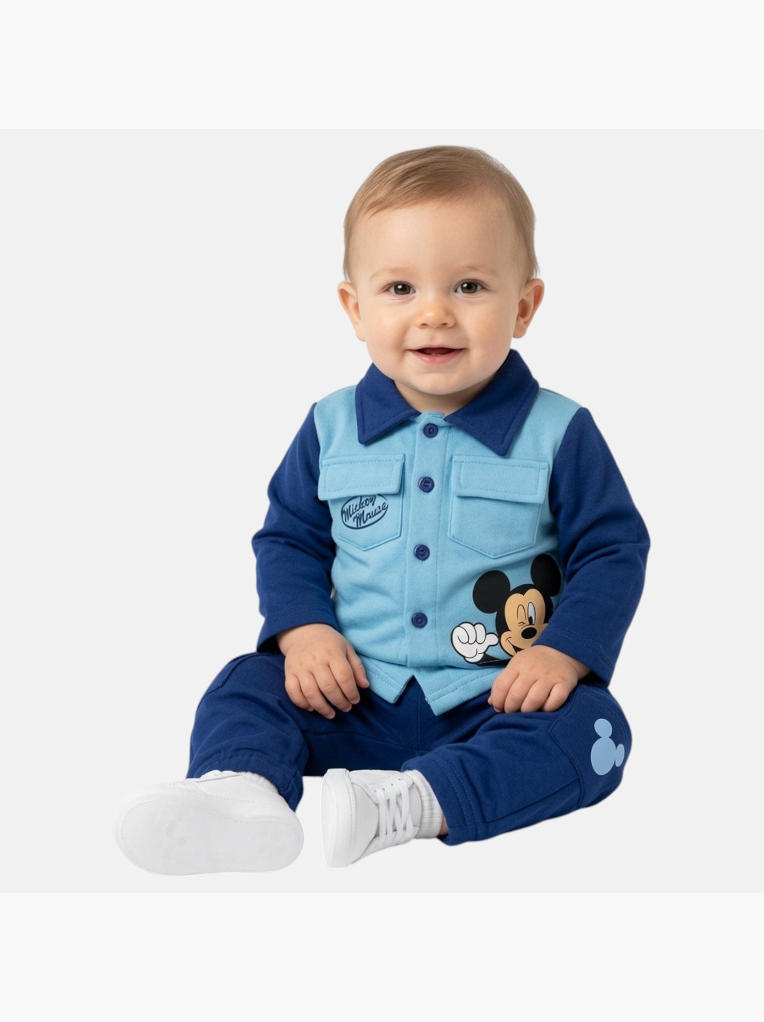 Disney - Ensemble de jogging, veste et pantalon garçon - Bleu marine