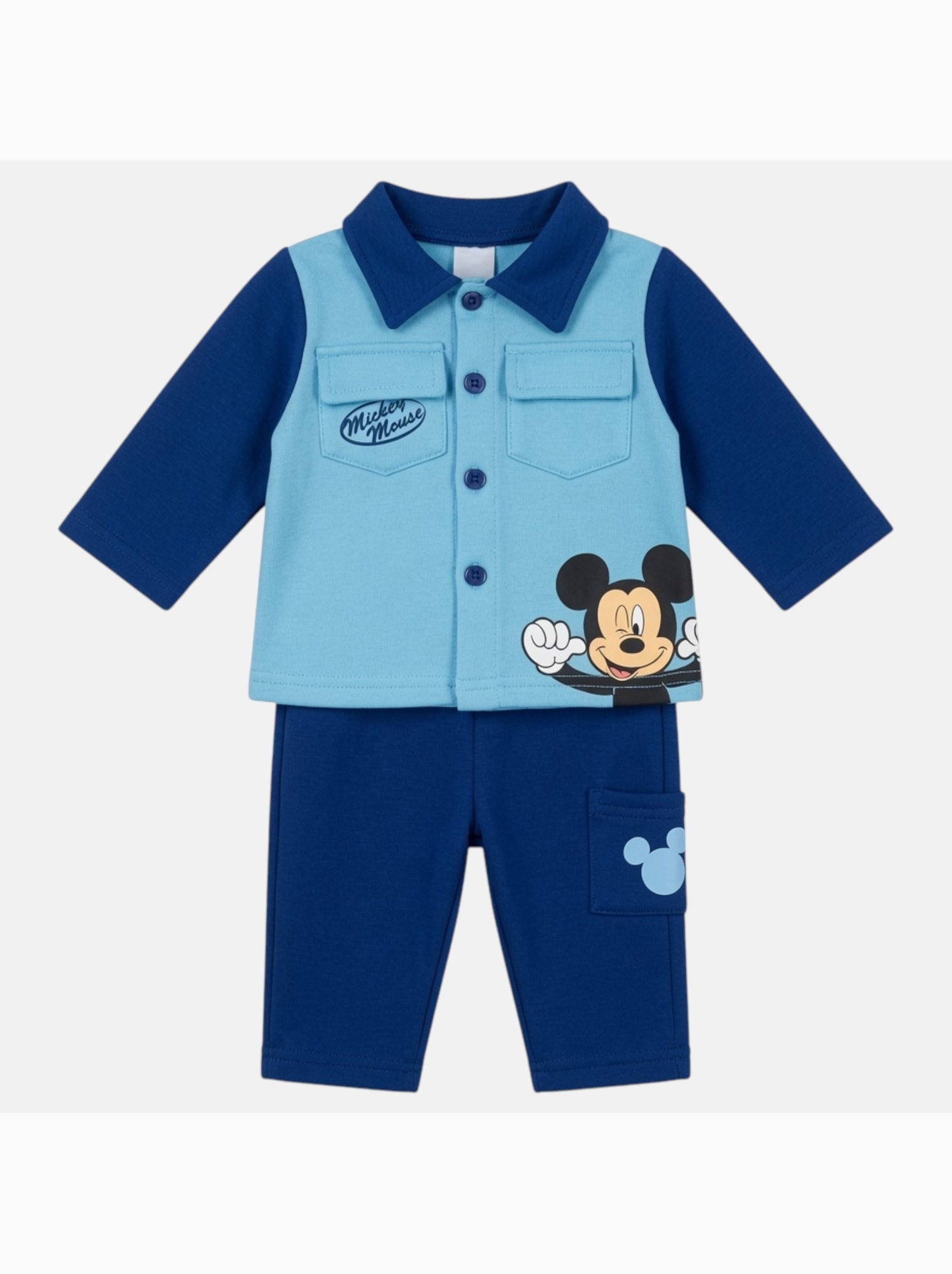 Disney - Ensemble de jogging, veste et pantalon garçon - Bleu marine