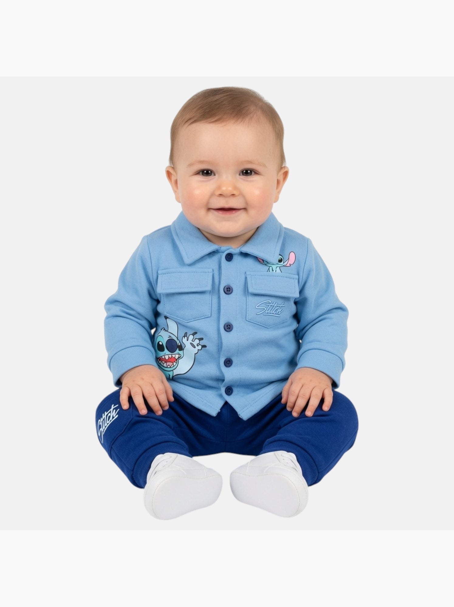 Disney - Ensemble de jogging, veste et pantalon garçon - Bleu