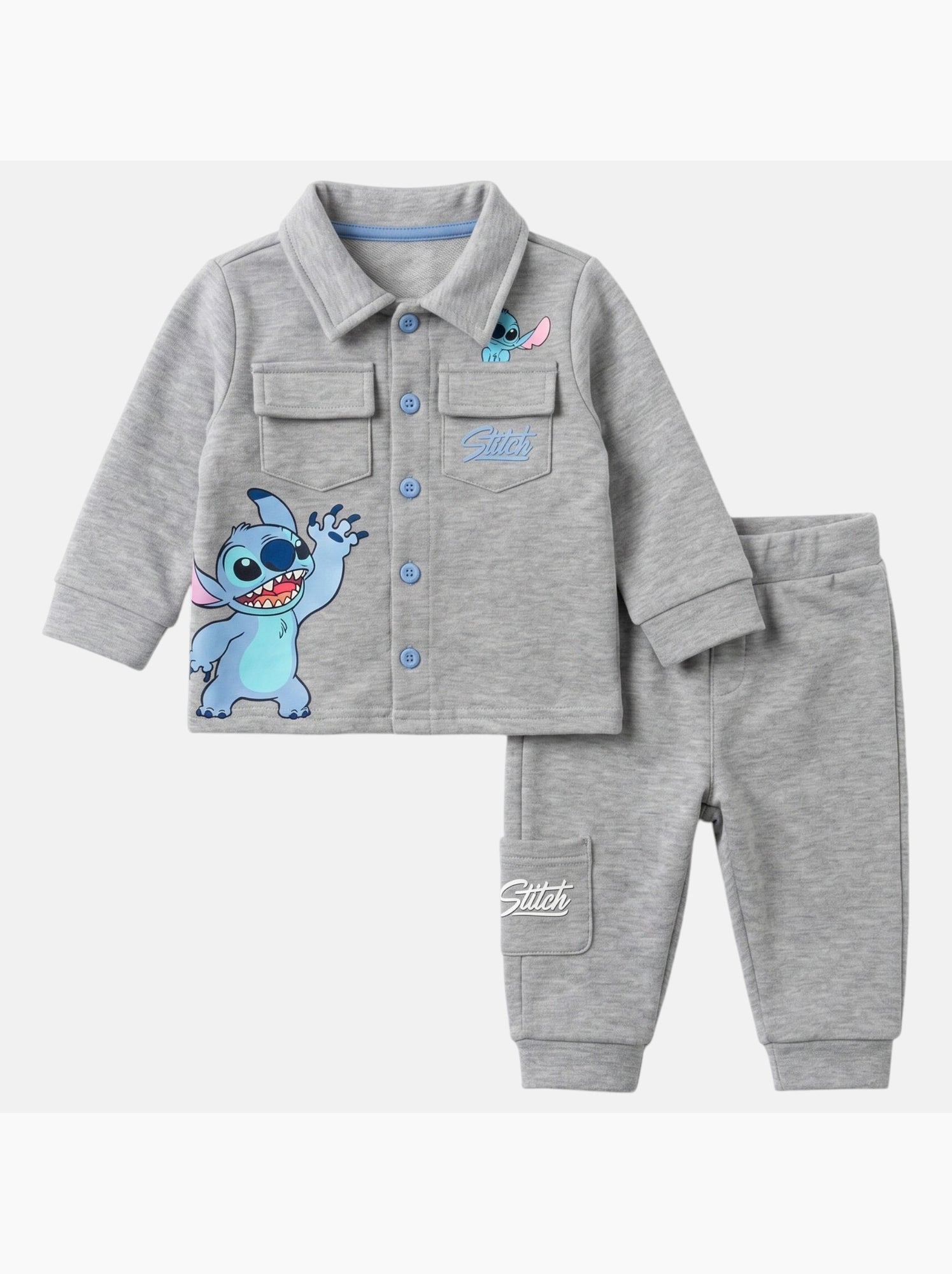 Disney - Ensemble de jogging, veste et pantalon garçon - Gris
