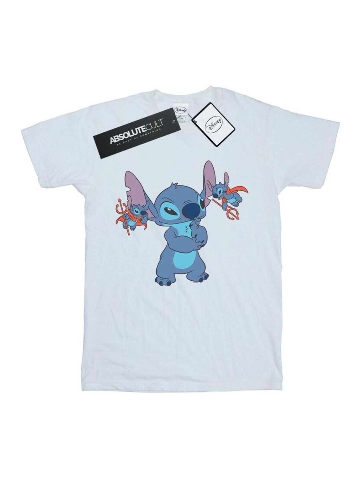 Disney - T-shirt motif Lilo et Stitch LITTLE DEVILS - Blanc
