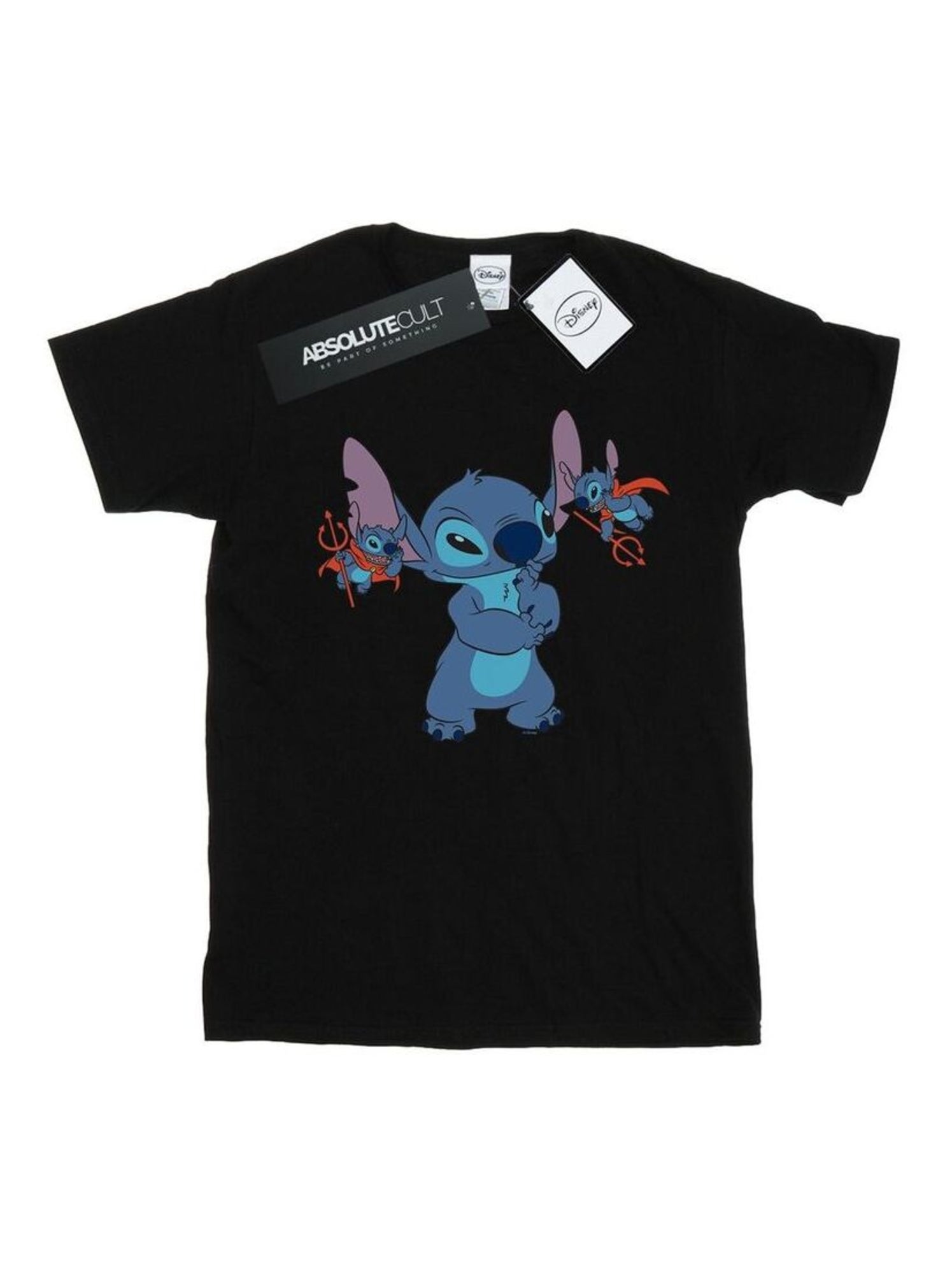 Disney - T-shirt motif Lilo et Stitch LITTLE DEVILS - Noir