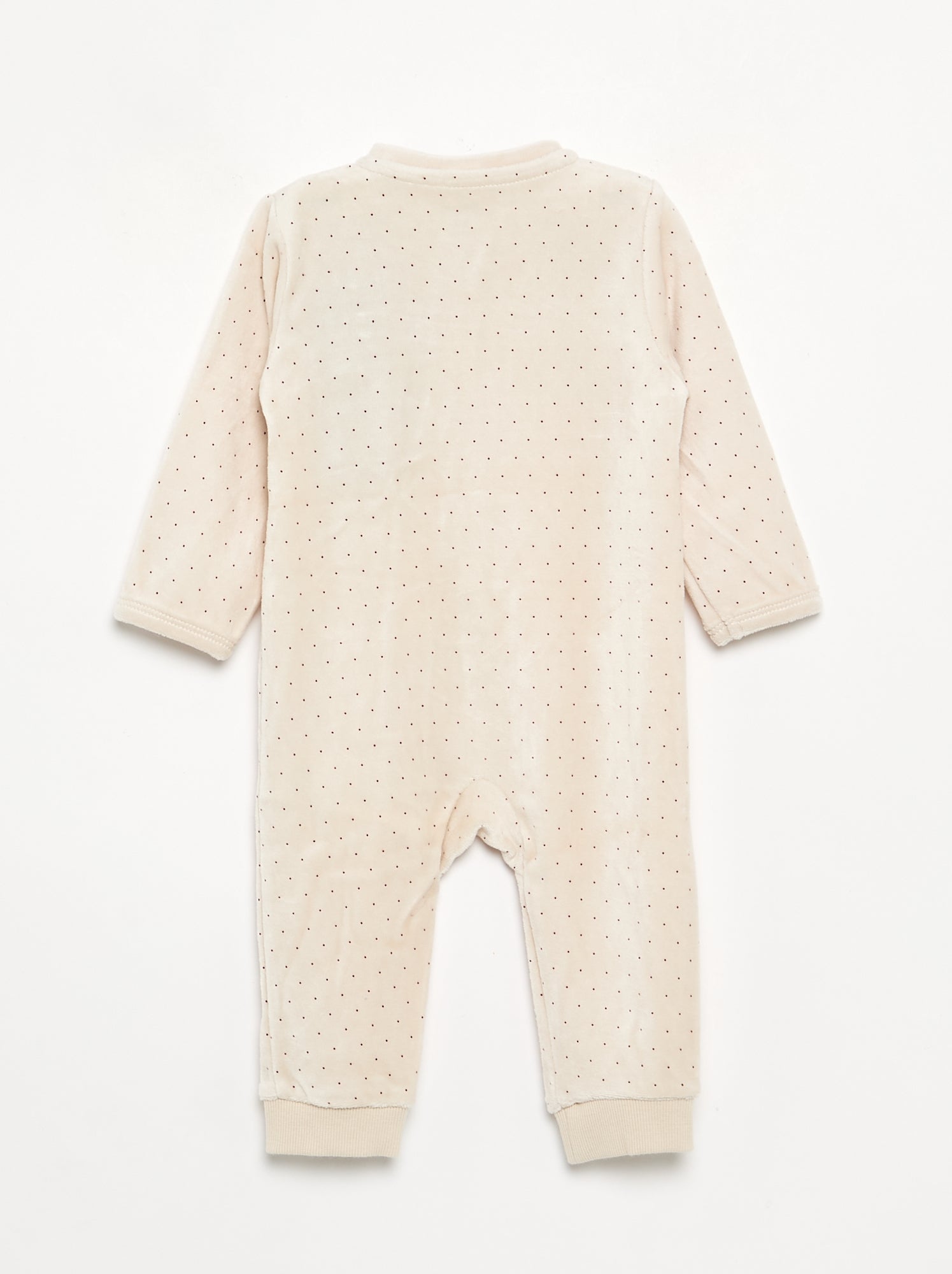 Dors-bien en velours - Beige (GEX79_1)