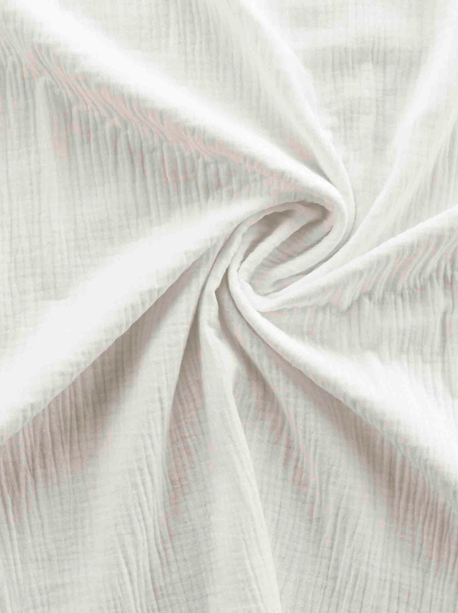 Parure de lit en gaze de coton angelia - Blanc
