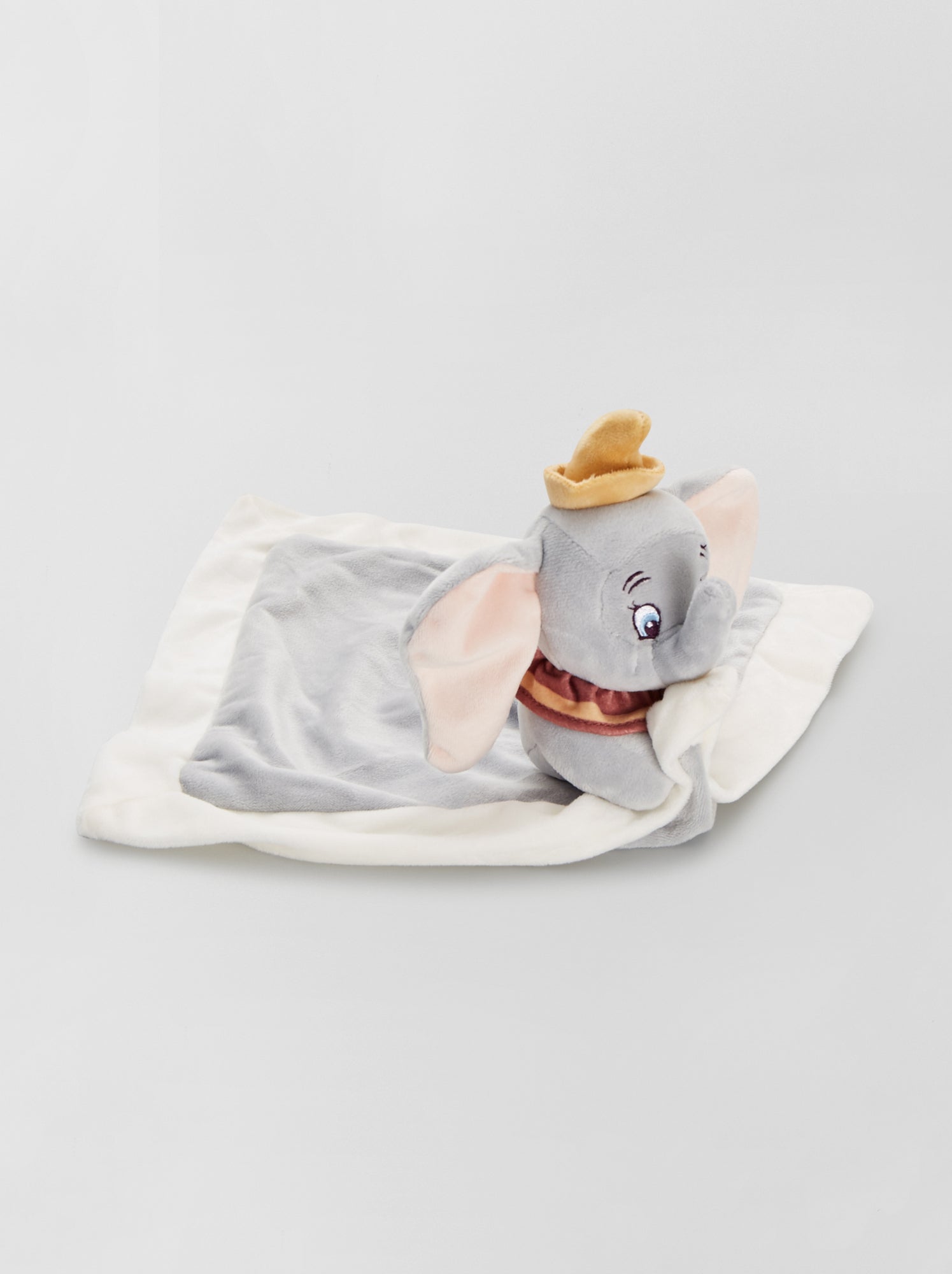 Doudou mouchoir 'Dumbo' - Gris