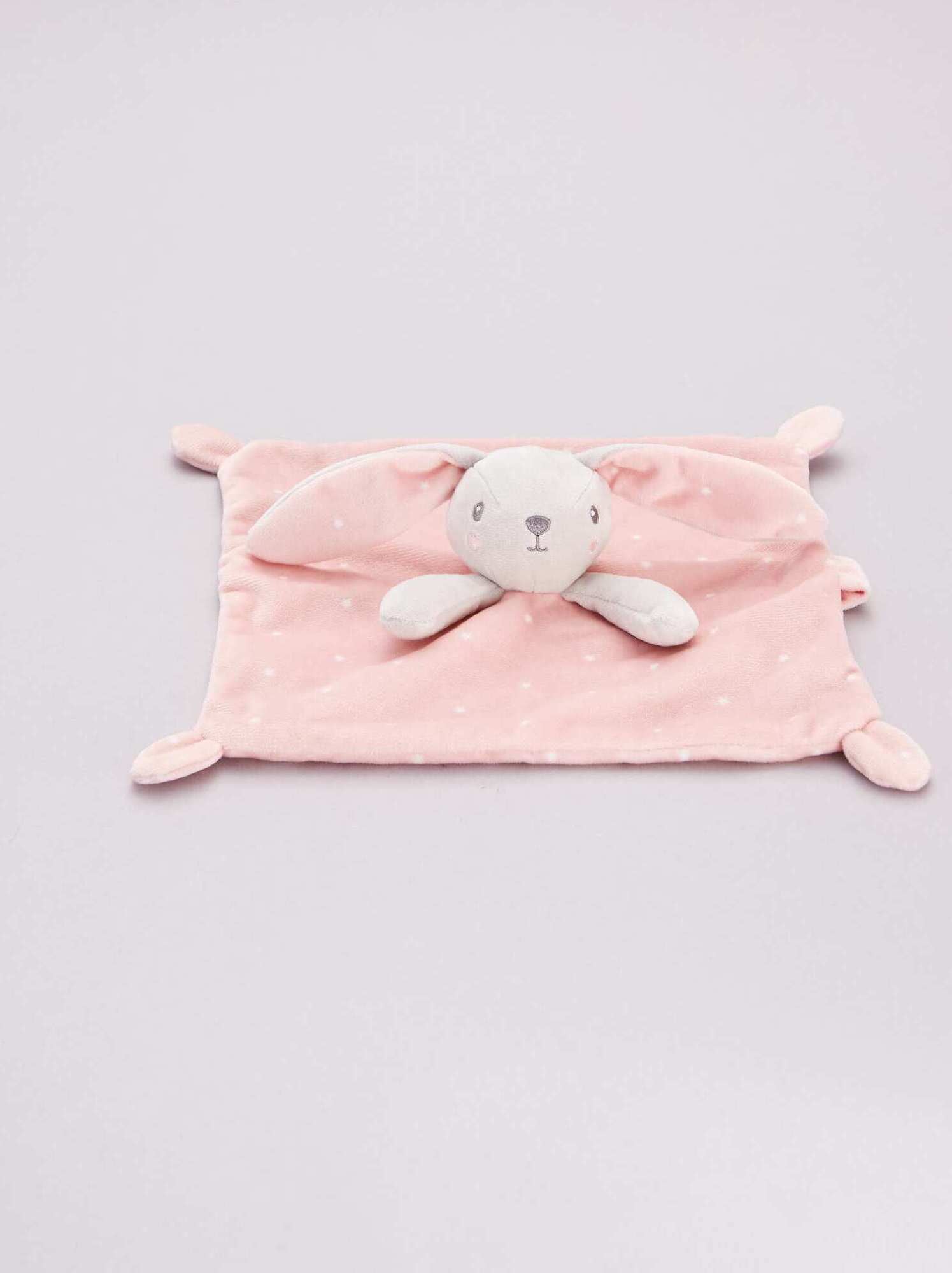 Doudou velours - Rose