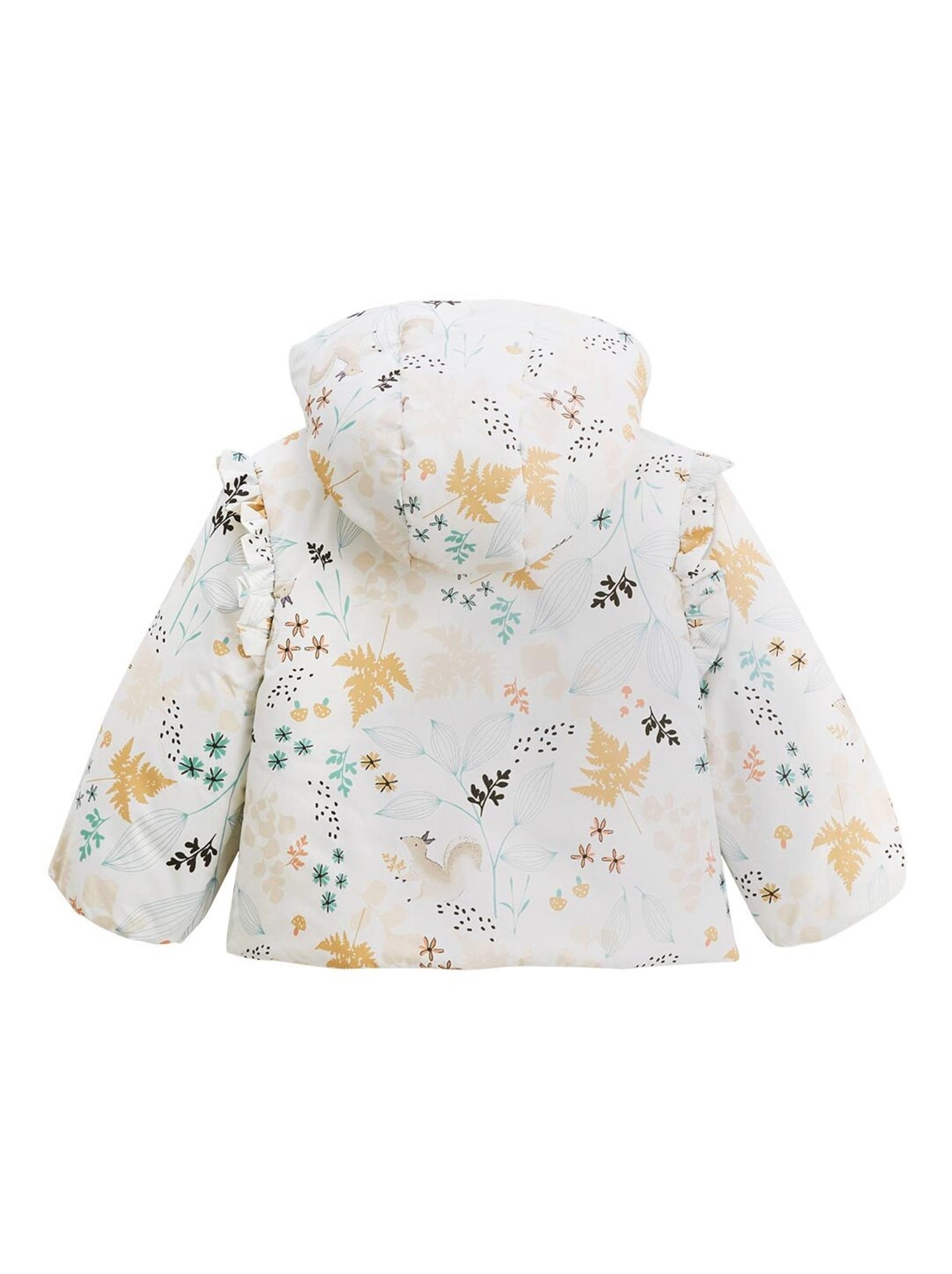 Doudoune bébé imperméable doublée sherpa avec capuche bloom - Ecru