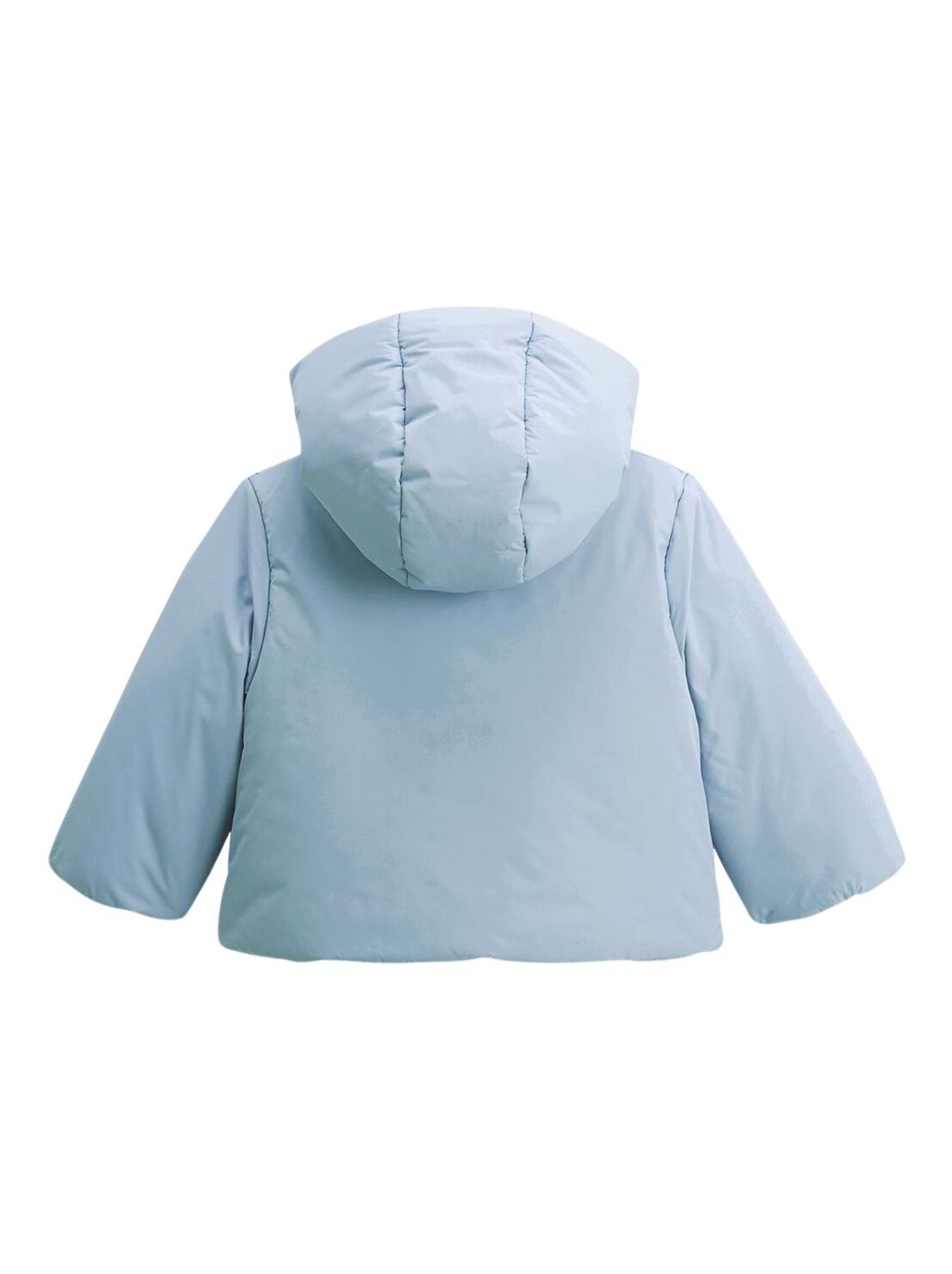 Doudoune bébé imperméable doublée sherpa avec capuche nino - Bleu