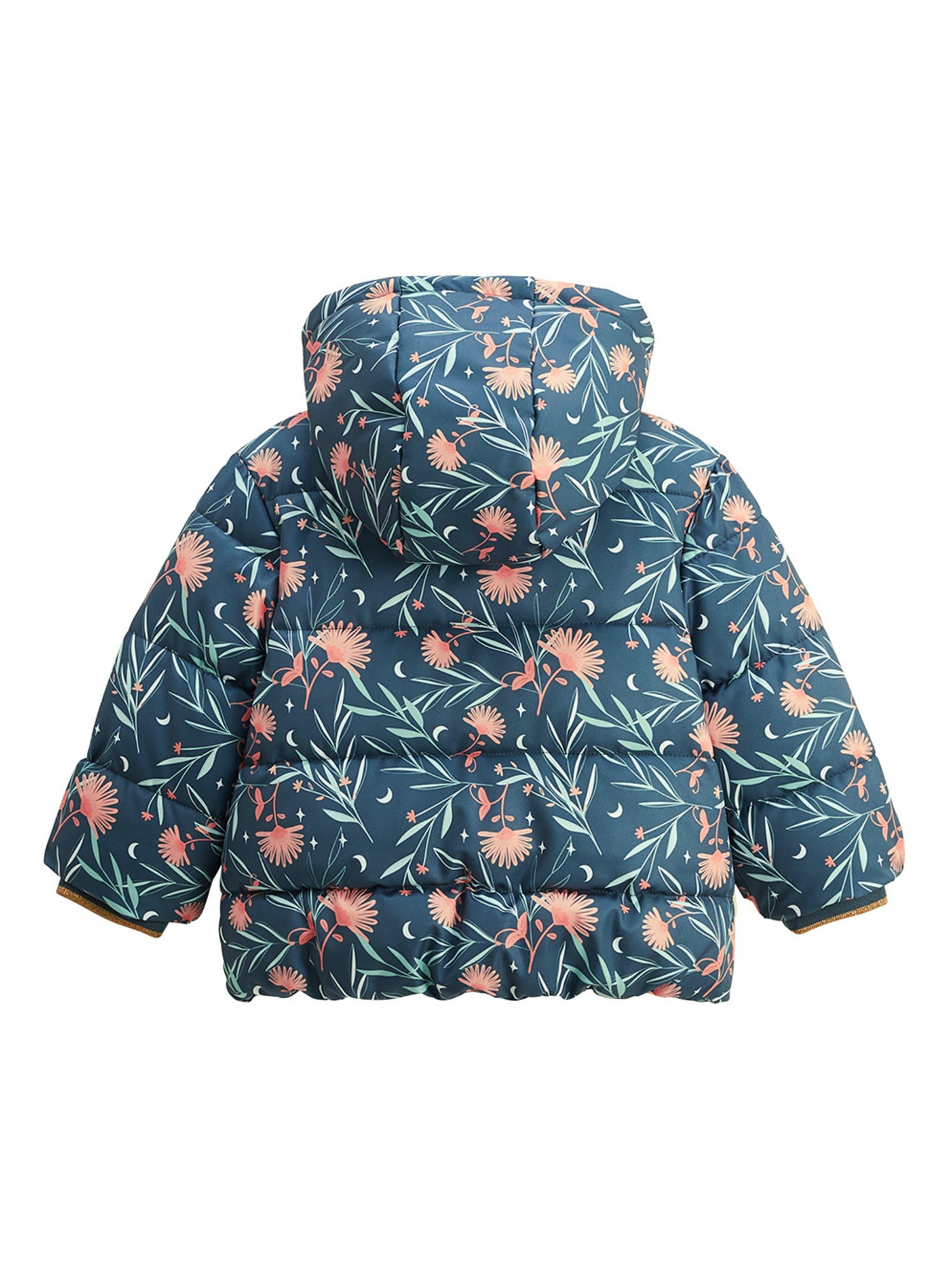Doudoune enfant imperméable doublée polaire avec capuche dina - Bleu