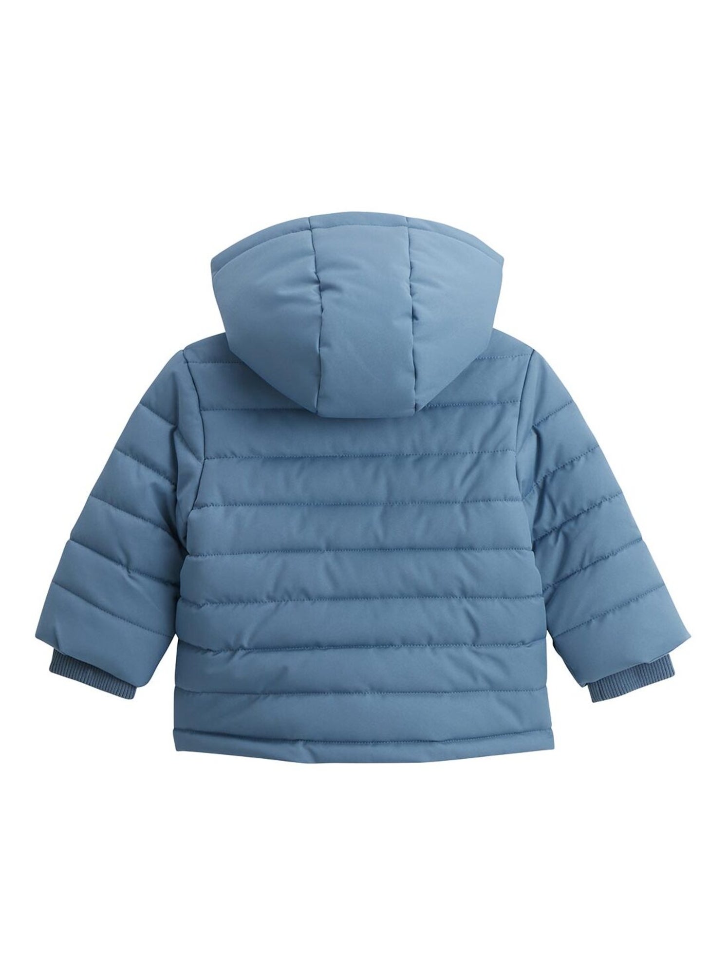 Doudoune enfant imperméable doublée polaire avec capuche tao - Bleu