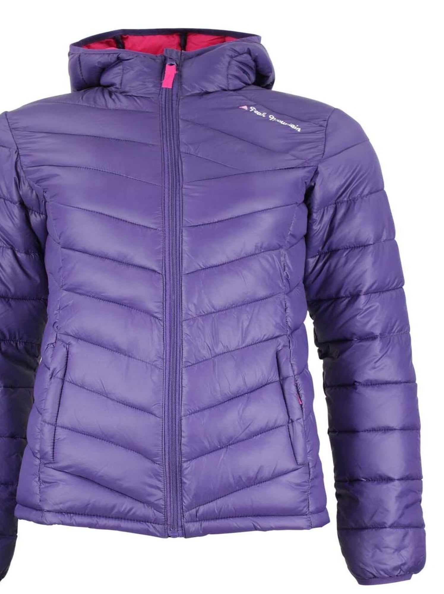 Doudoune fine fille GANSEO - PEAK MOUNTAIN - Violet