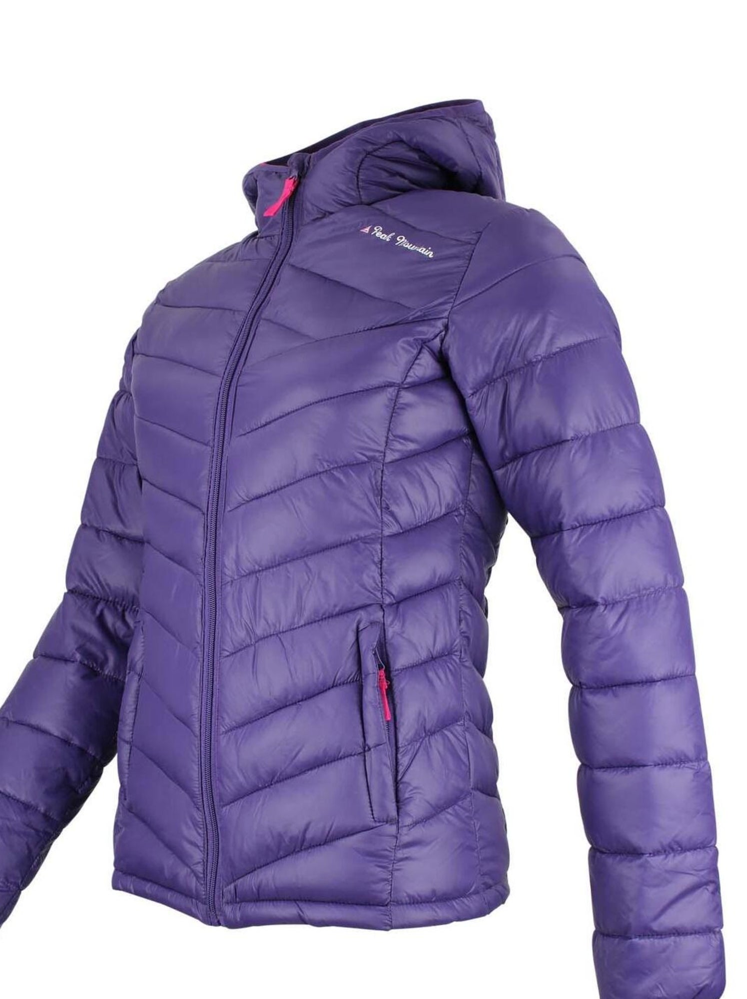 Doudoune fine fille GANSEO - PEAK MOUNTAIN - Violet