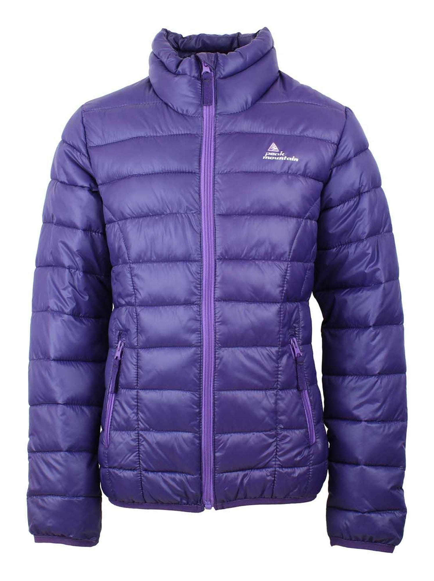 Doudoune fine fille GARO - PEAK MOUNTAIN - Violet