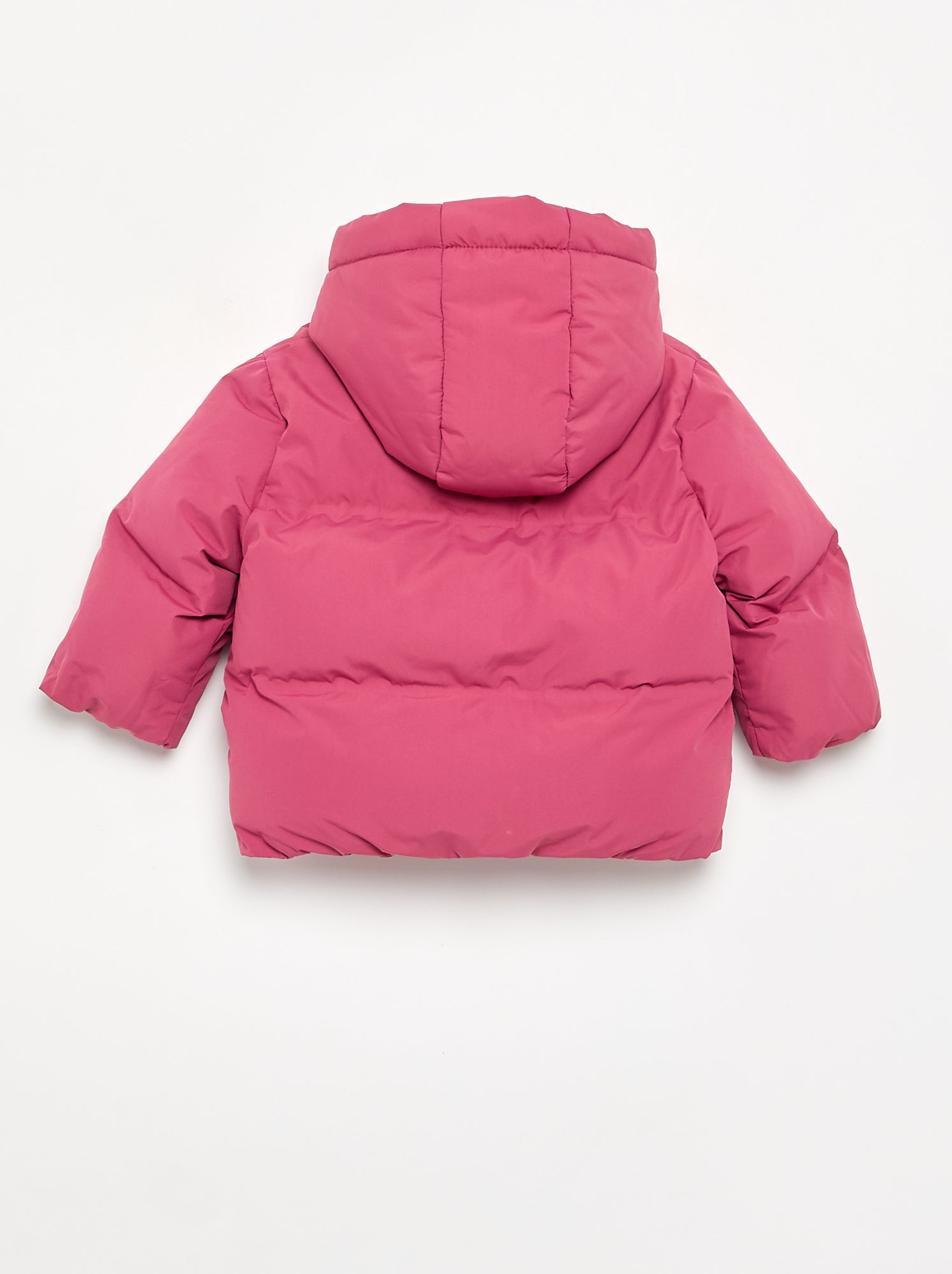 Doudoune imprimée matelassée à capuche - Violet