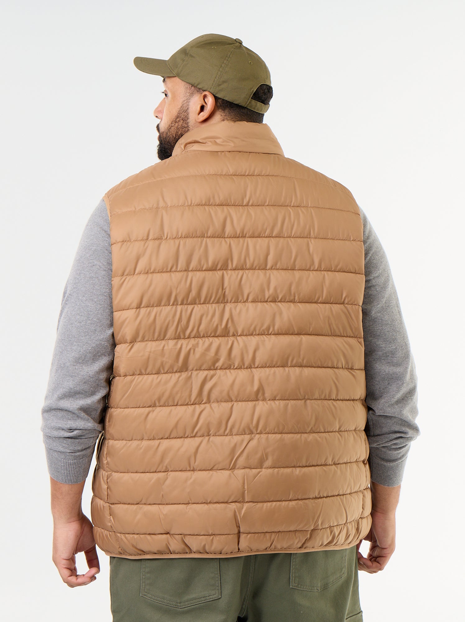 Doudoune légère sans manches - Beige