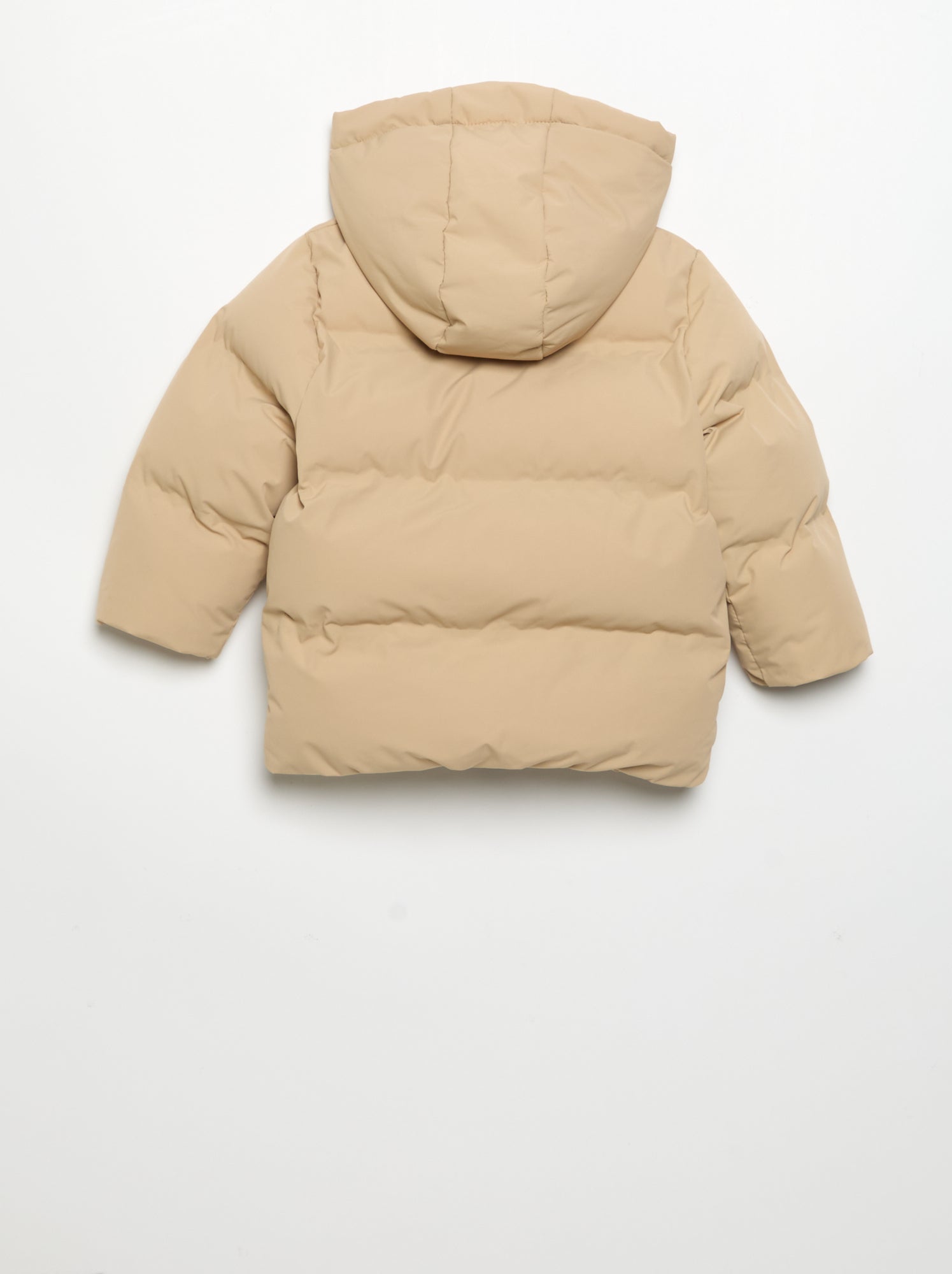 Doudoune matelassée à capuche - Beige