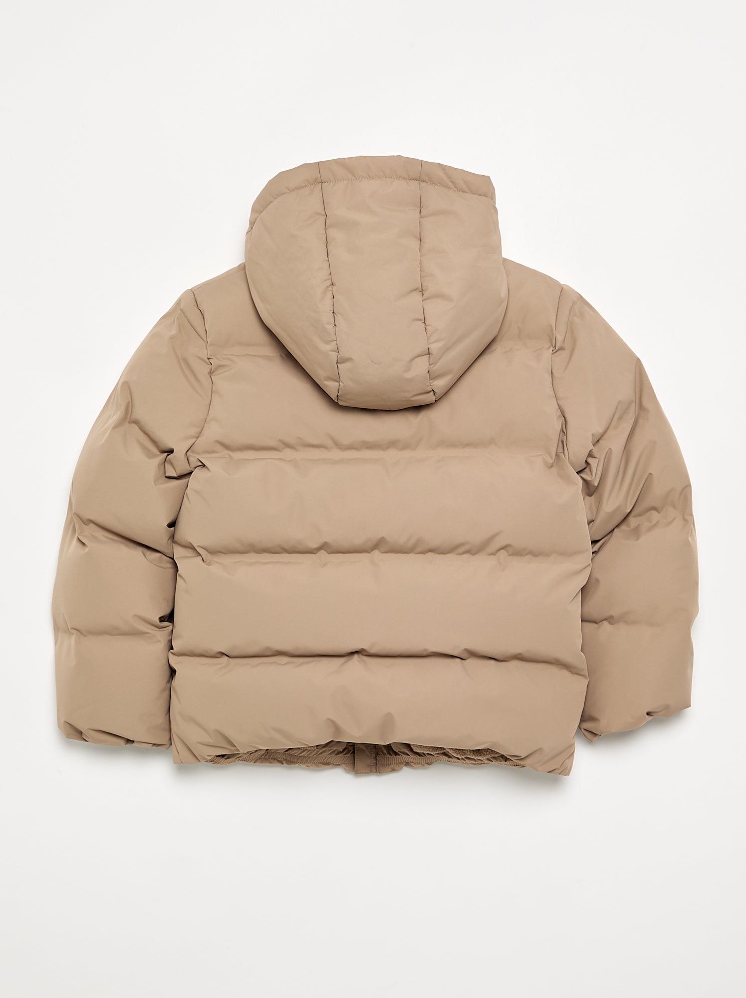 Doudoune matelassée à capuche - Beige