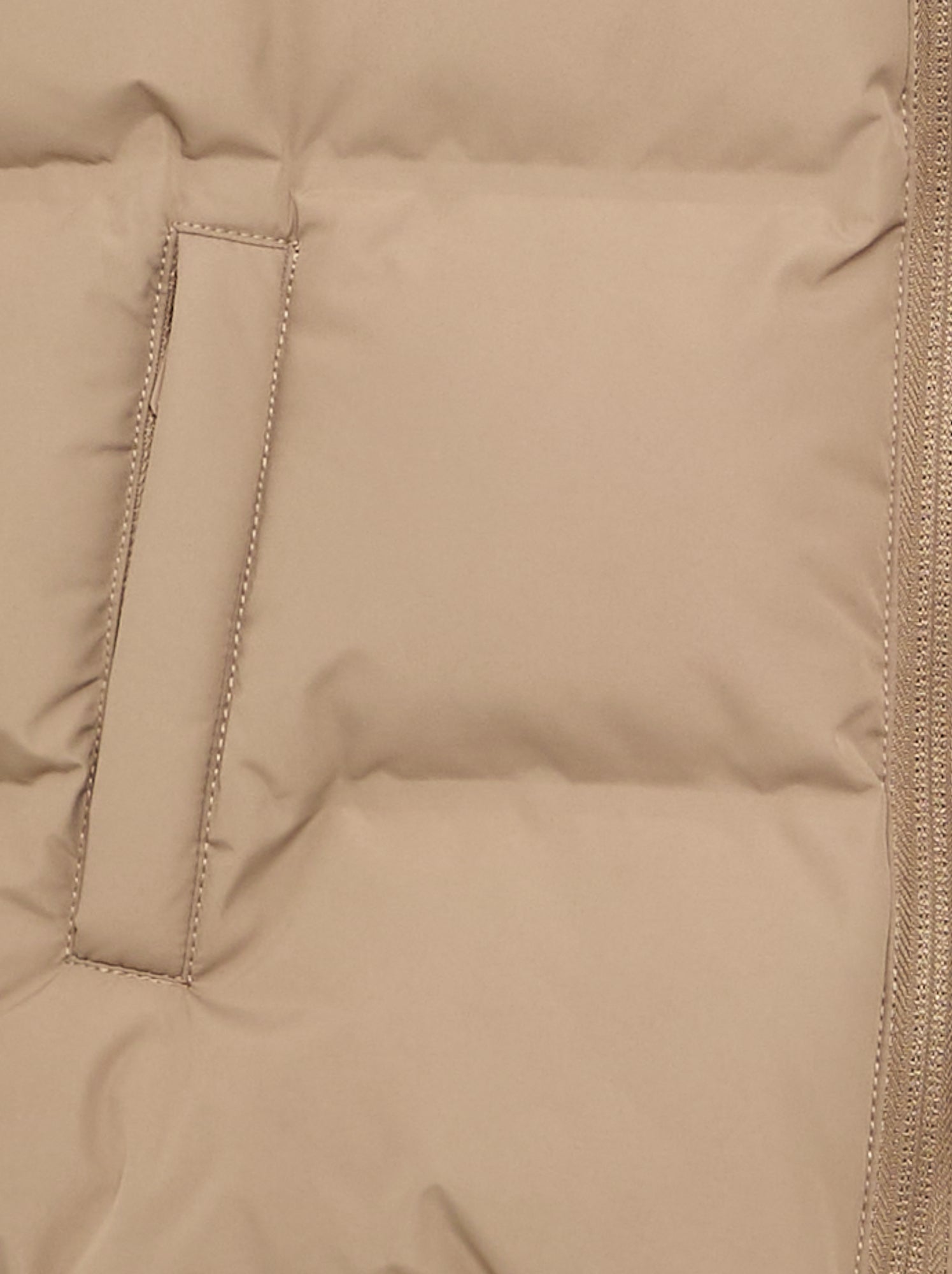 Doudoune matelassée à capuche - Beige