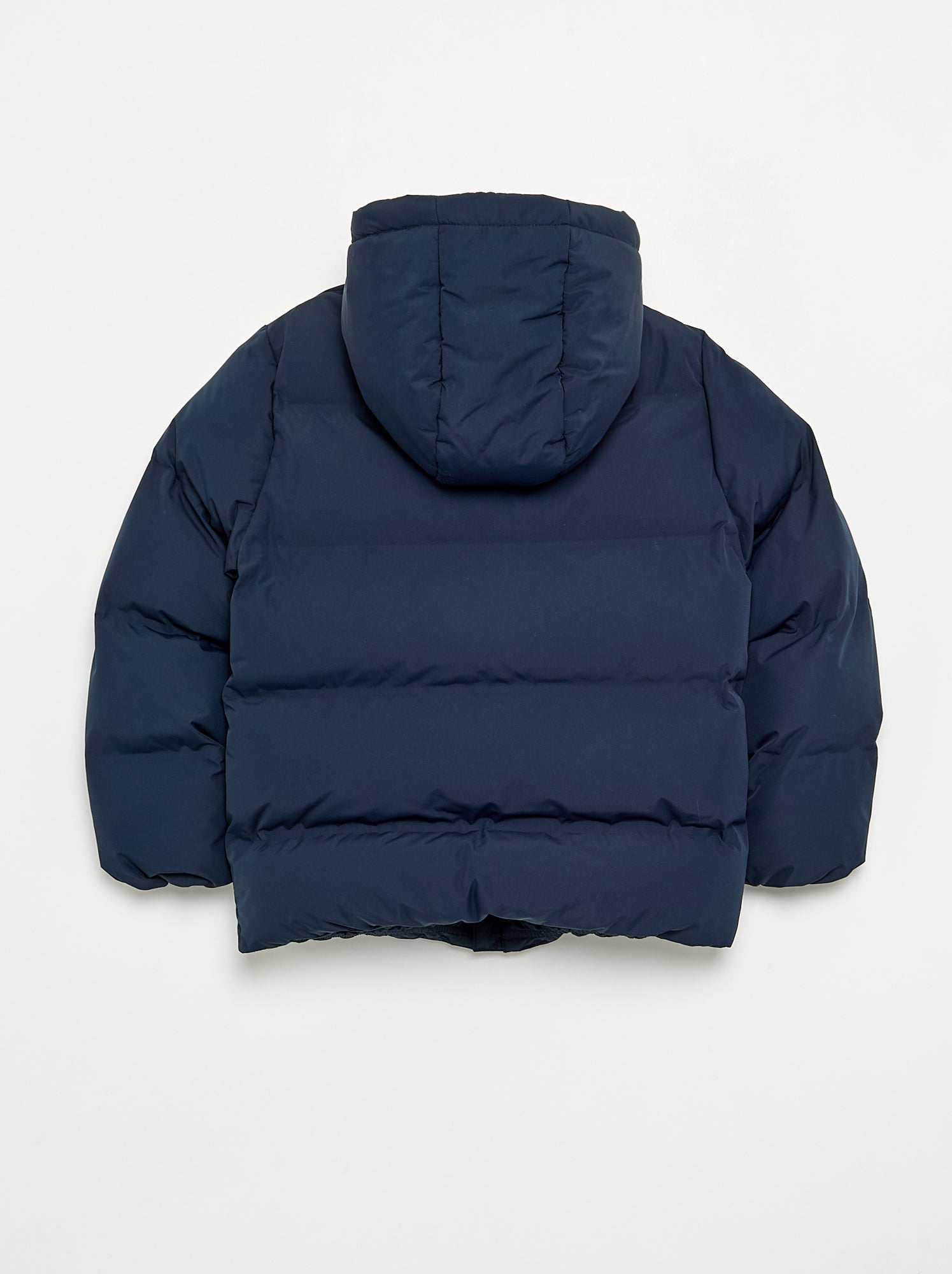 Doudoune matelassée à capuche - Bleu