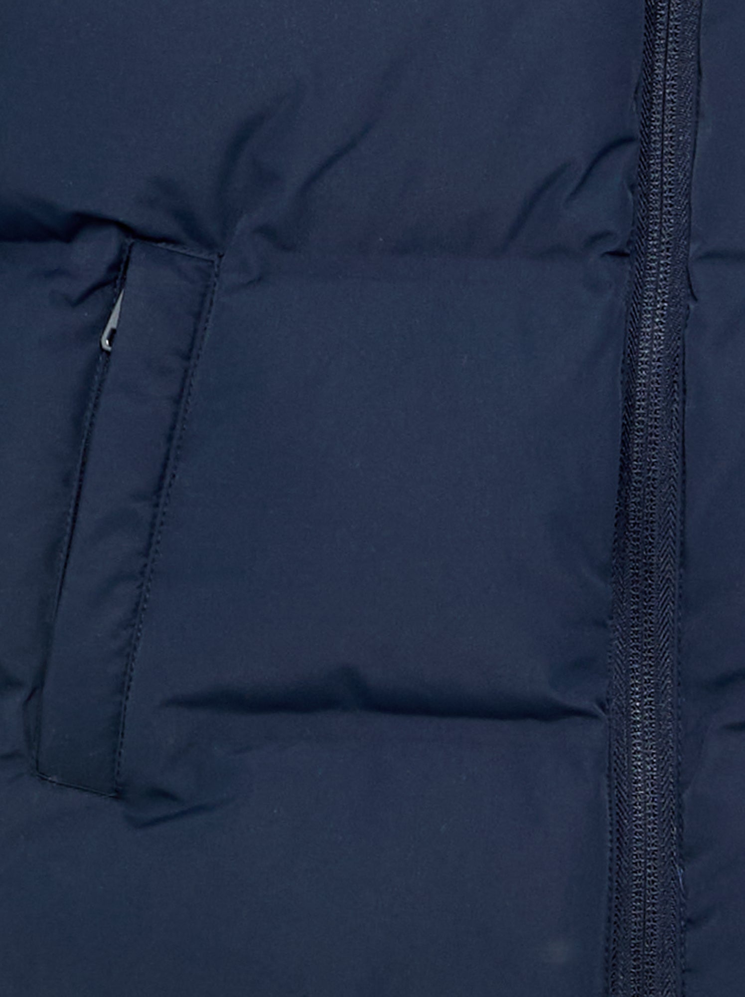 Doudoune matelassée à capuche - Bleu